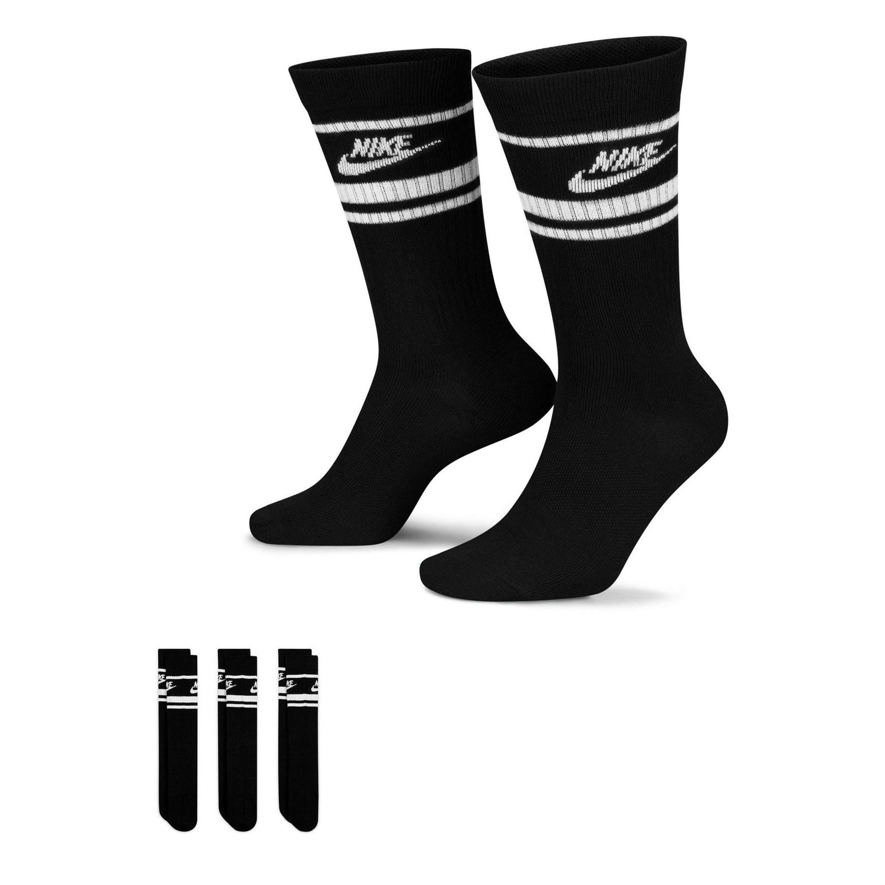 Nike Sportswear Dri Fit Everyday Essential Crew Socks (3 Pairs)