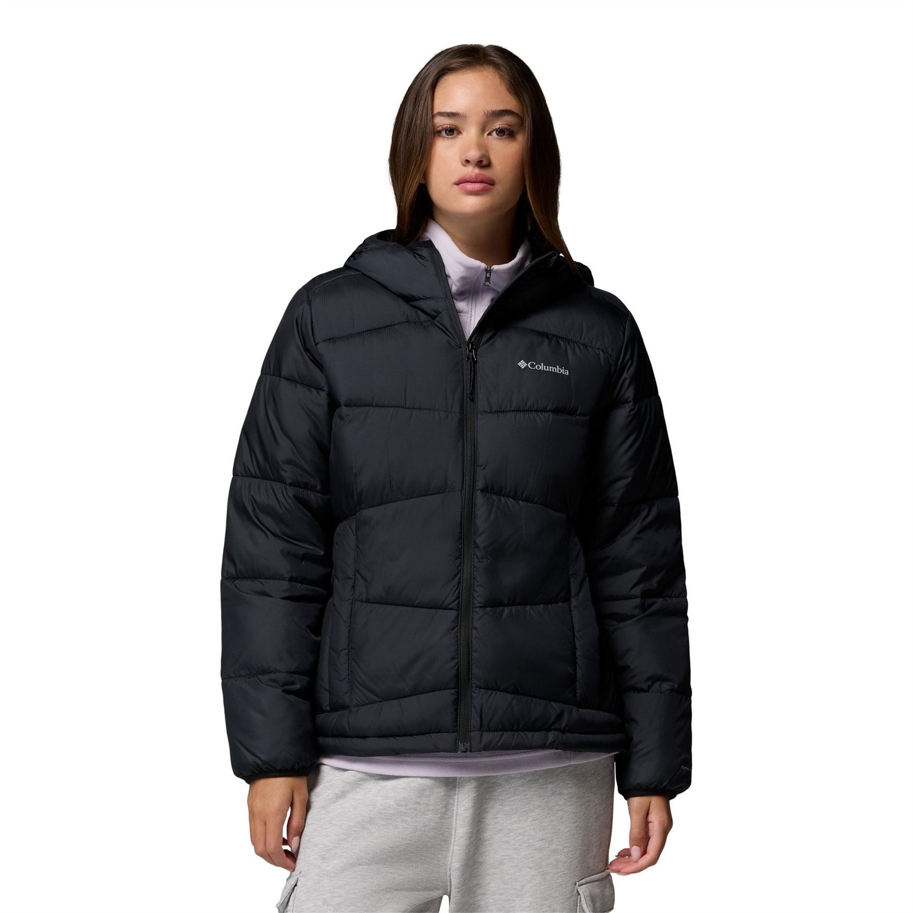 Columbia Fivemile Butte Water Resistant Hooded Insulated Puffer Jacket