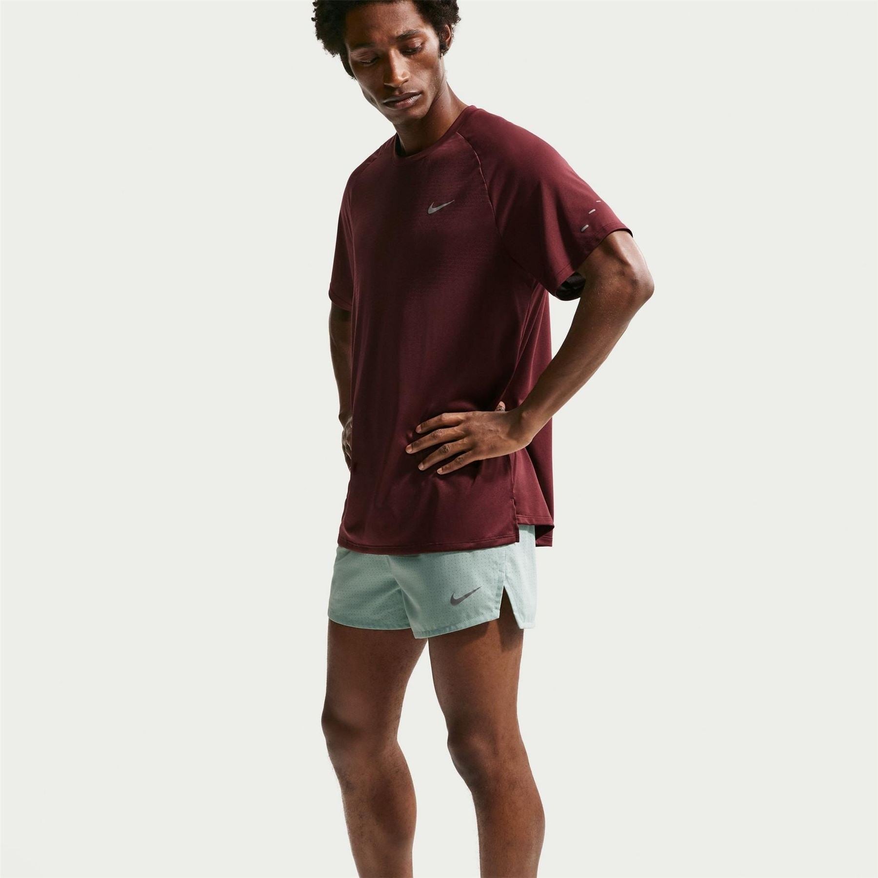 Nike Mens Fast Dri Fit 3 Brief Lined Running Shorts