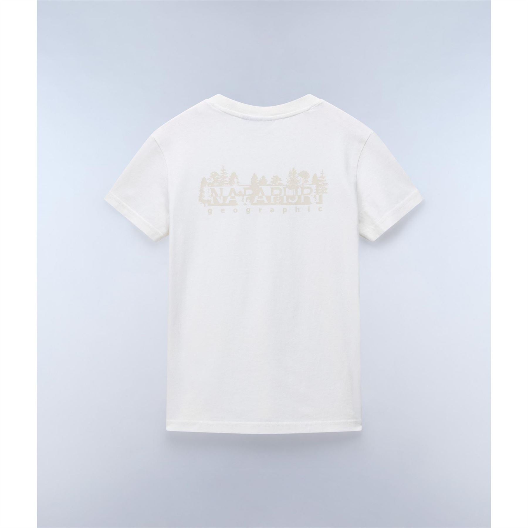 Napapijri Blanche Geographic Print Crew Neck T-Shirt