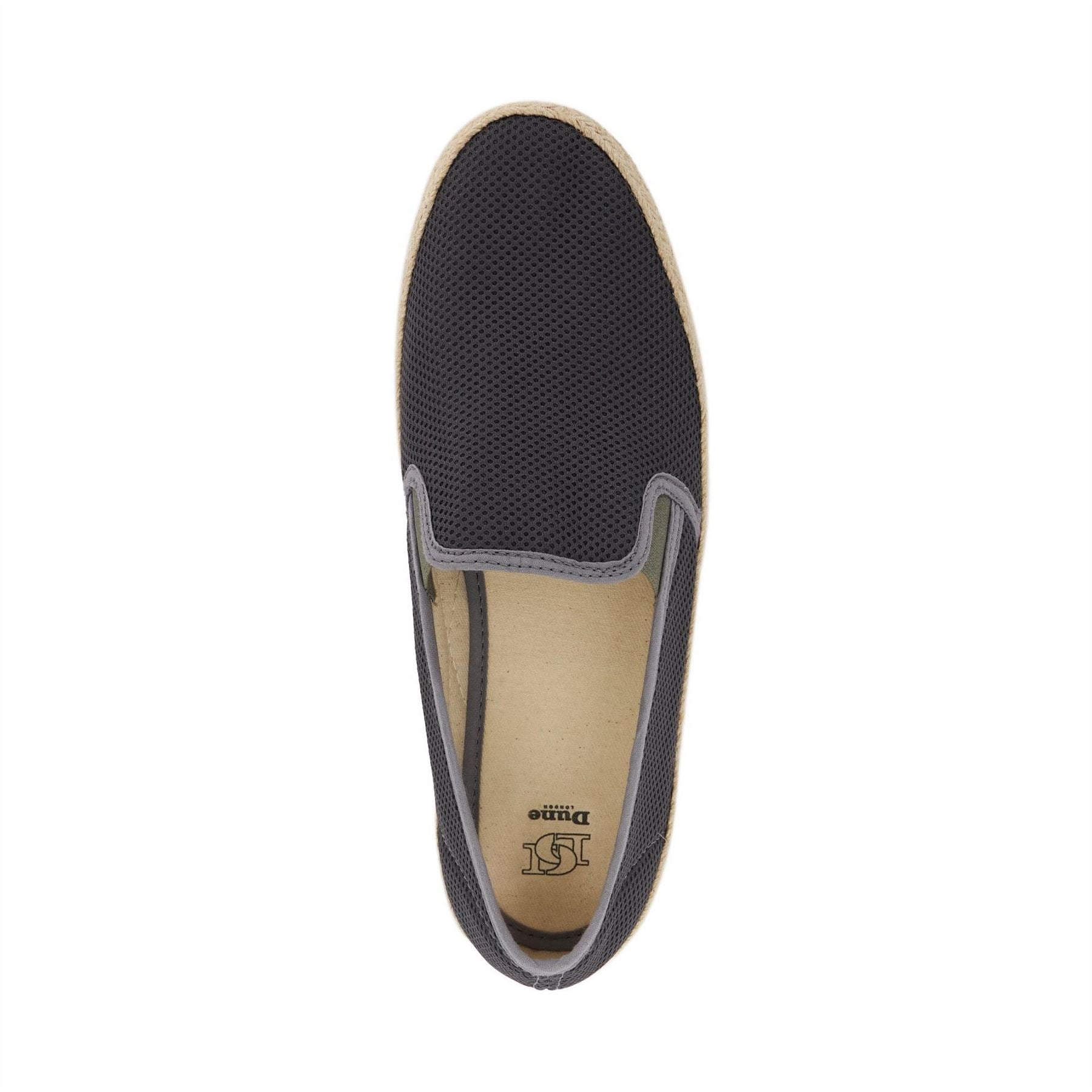 Dune London Lo Ferdo Textured Espadrille Loafers