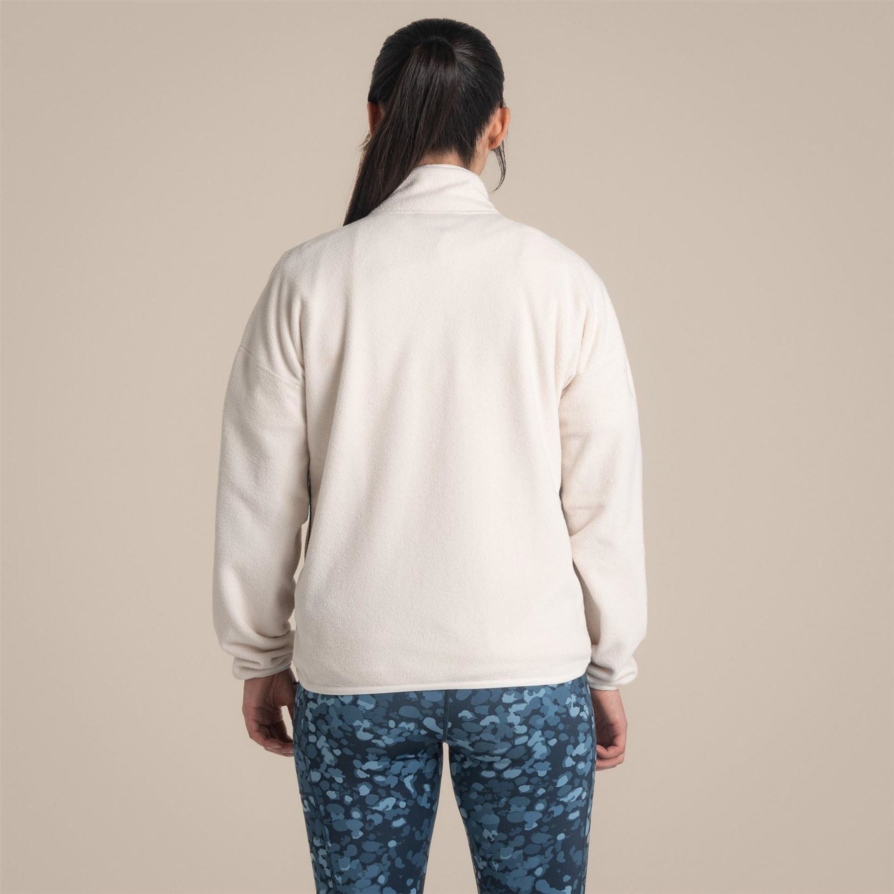 Craghoppers Zipped Pocket Funnel Neck Long Sleeve Sweatshirt