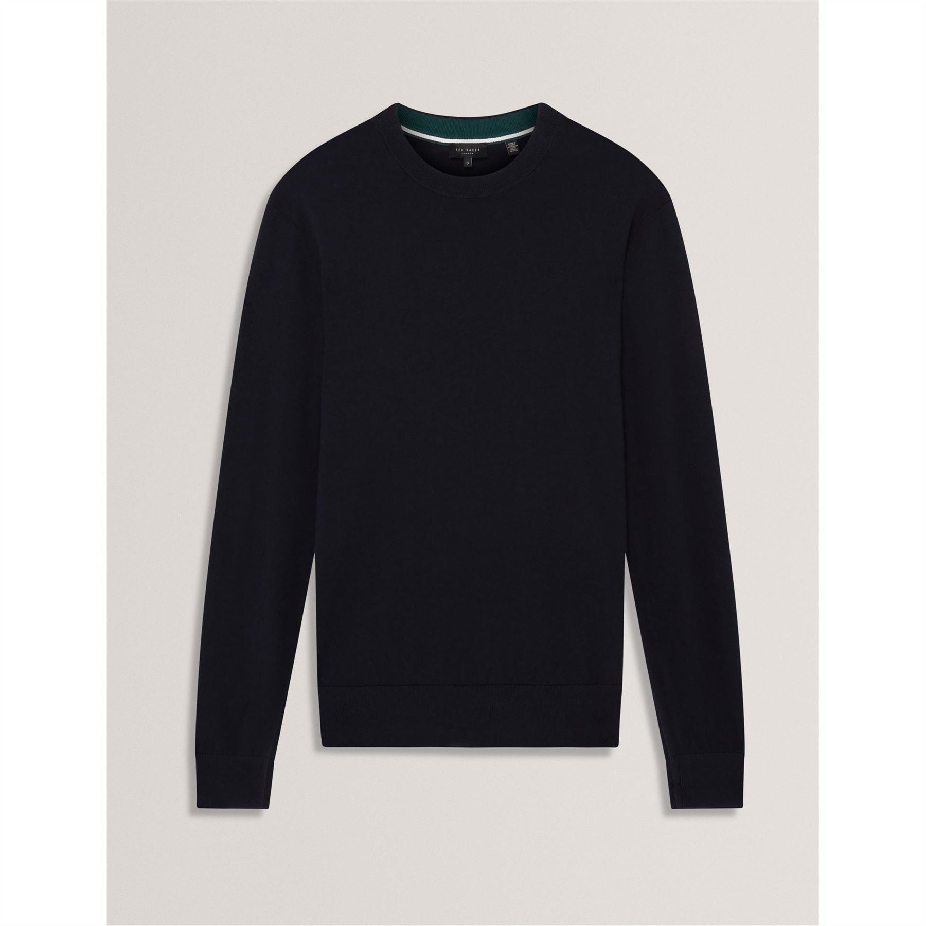 Ted Baker Merino Crew Neck Long Sleeve Sweater