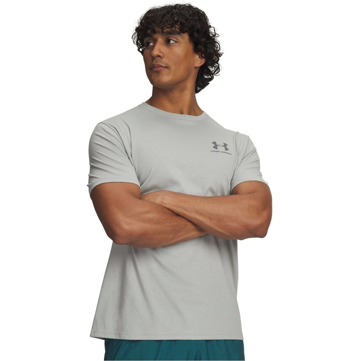 Under Armour Mens Armour Ua Left Chest Logo Short Sleeve