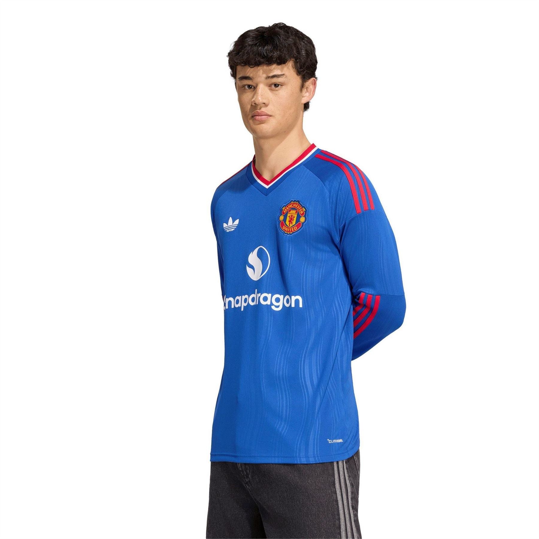 adidas Mens United Away Long Sleeved Shirt 2026 27