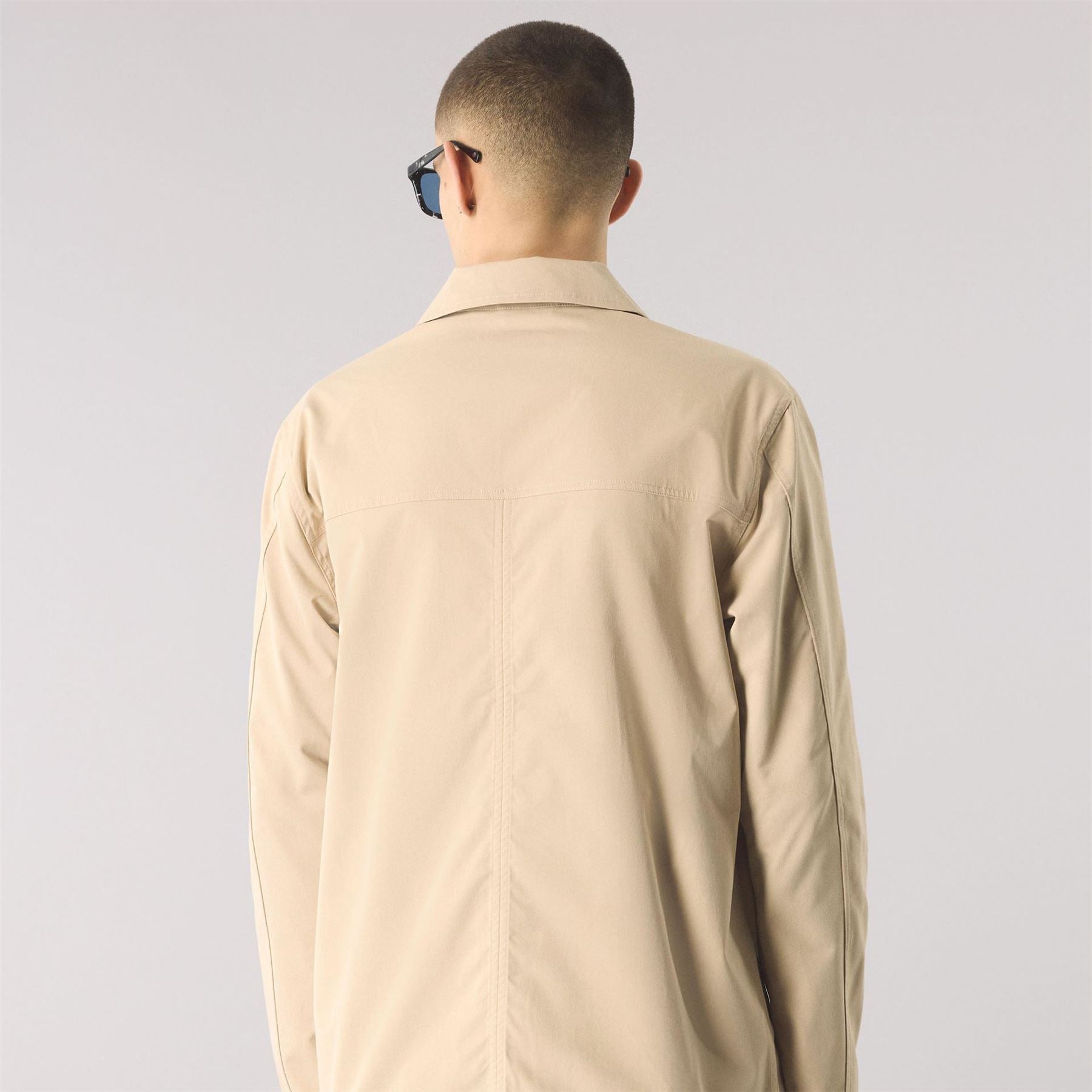 Pretty Green Didsbury Structured Relaxed Fit Overshirt