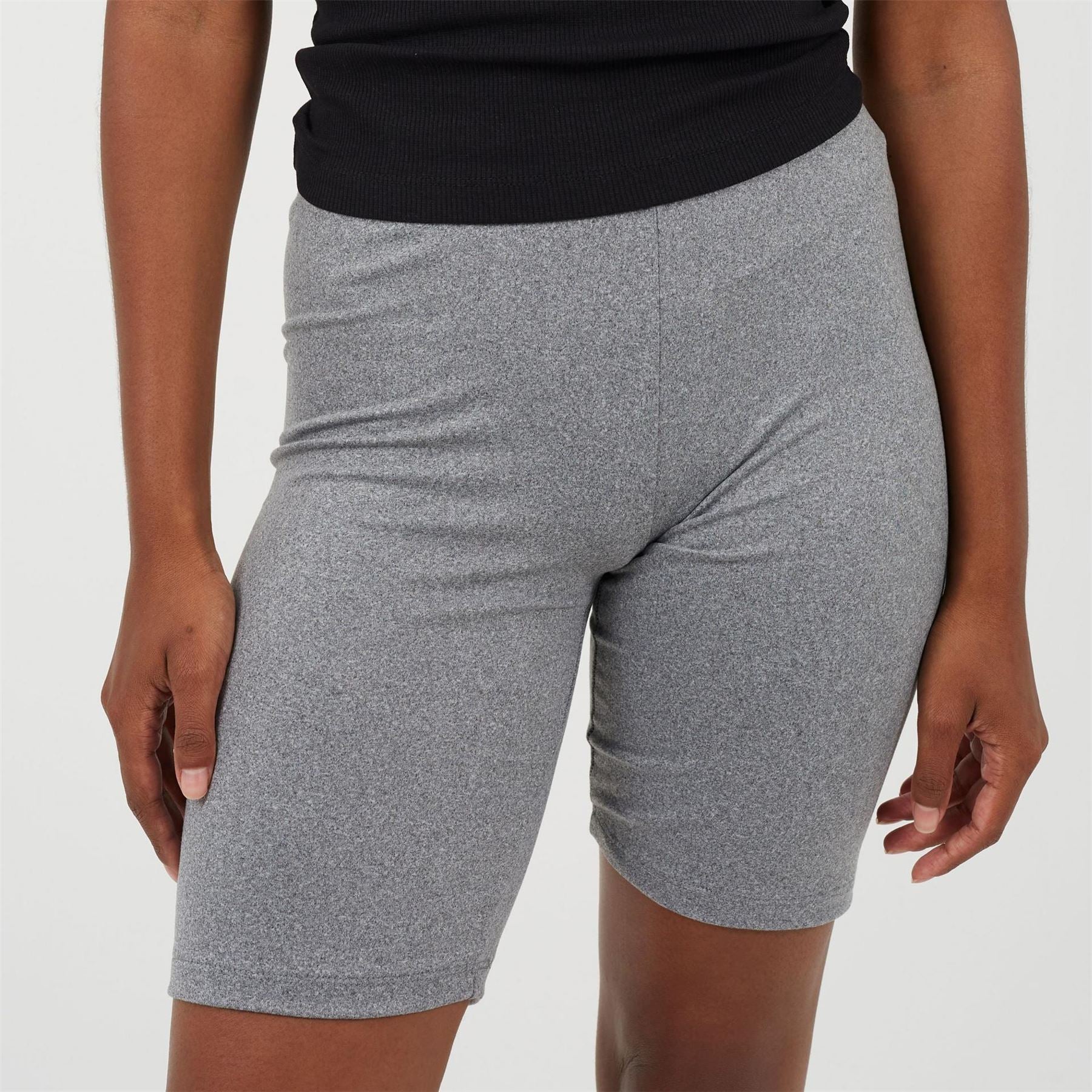 Brave Soul Womens Classic Grey Cycling Shorts