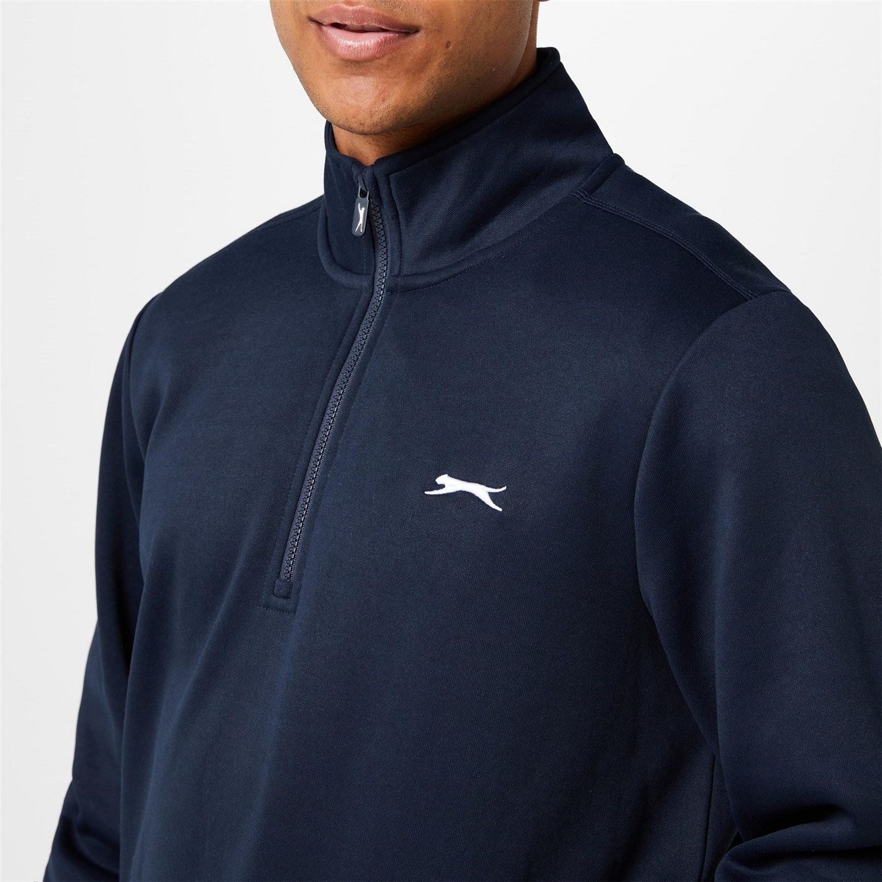 Slazenger Mens Quarter Zip Fleece Top