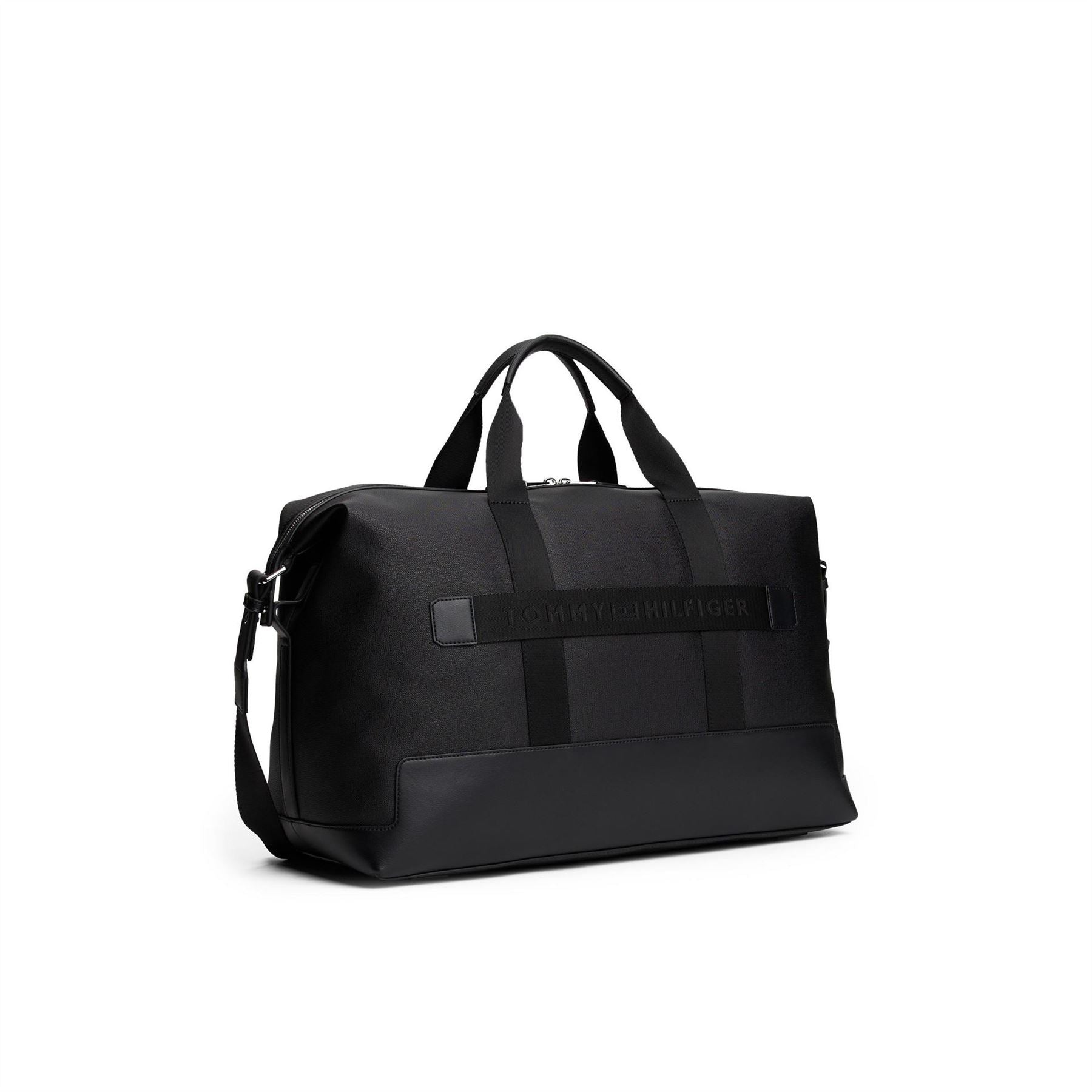 Tommy Hilfiger Rectangle Shape Duffle Bag with Embossed Logo