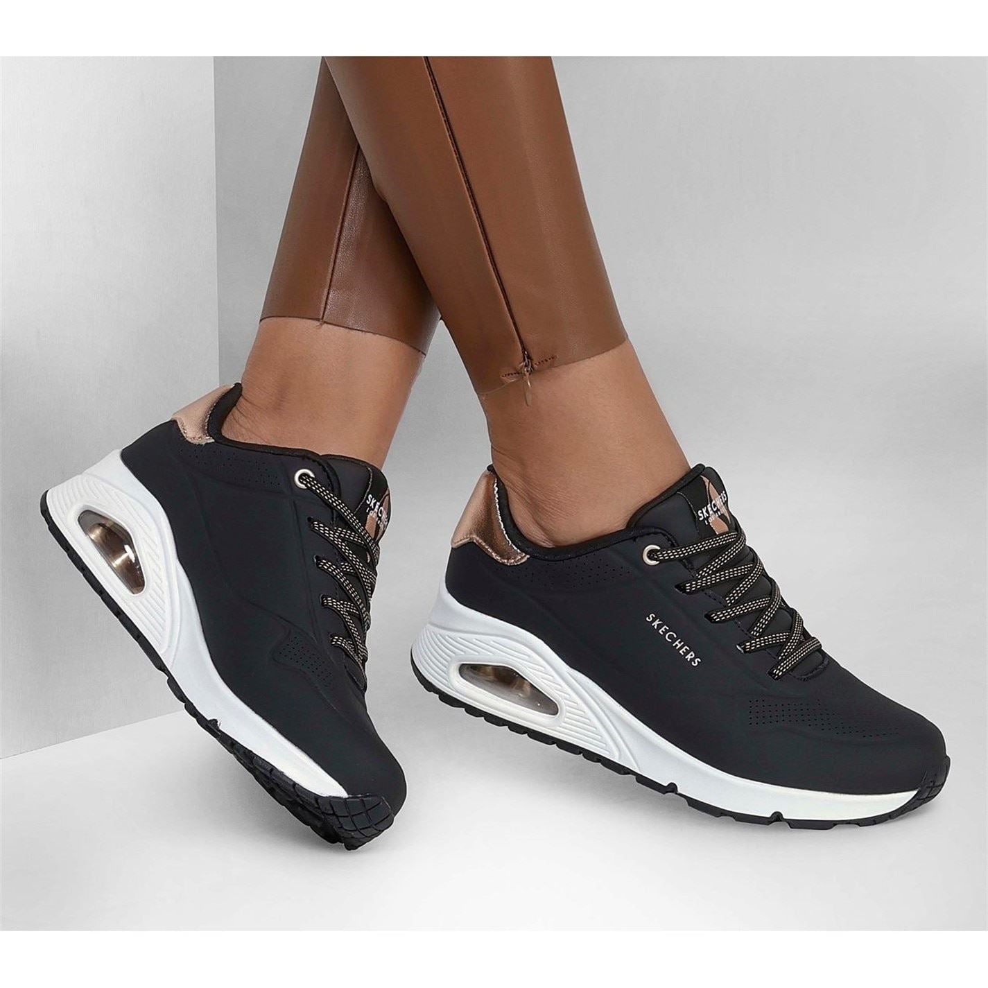 Skechers Womens Uno Stand On Air Trainers