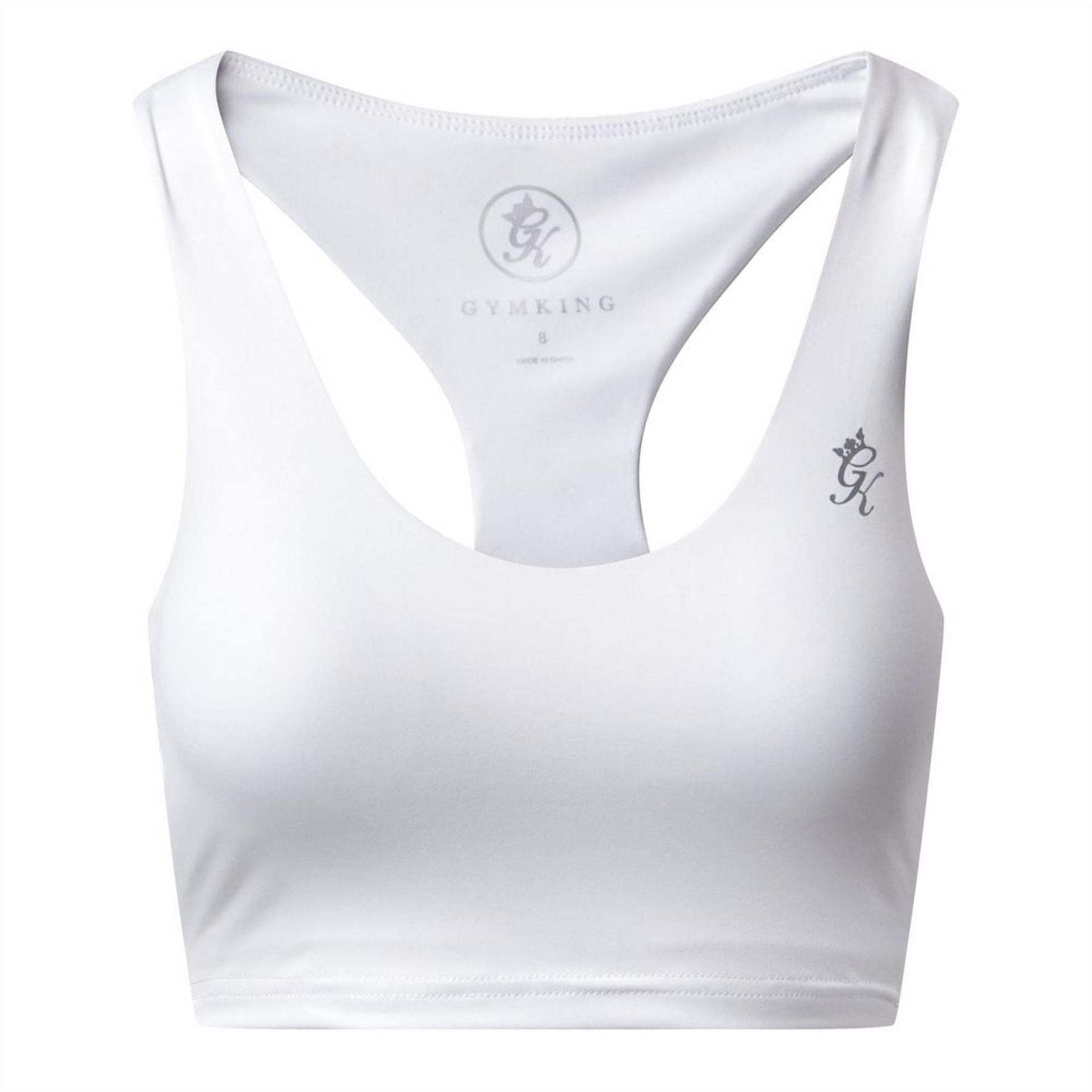 Gym King King 365 V Neck Tank   White