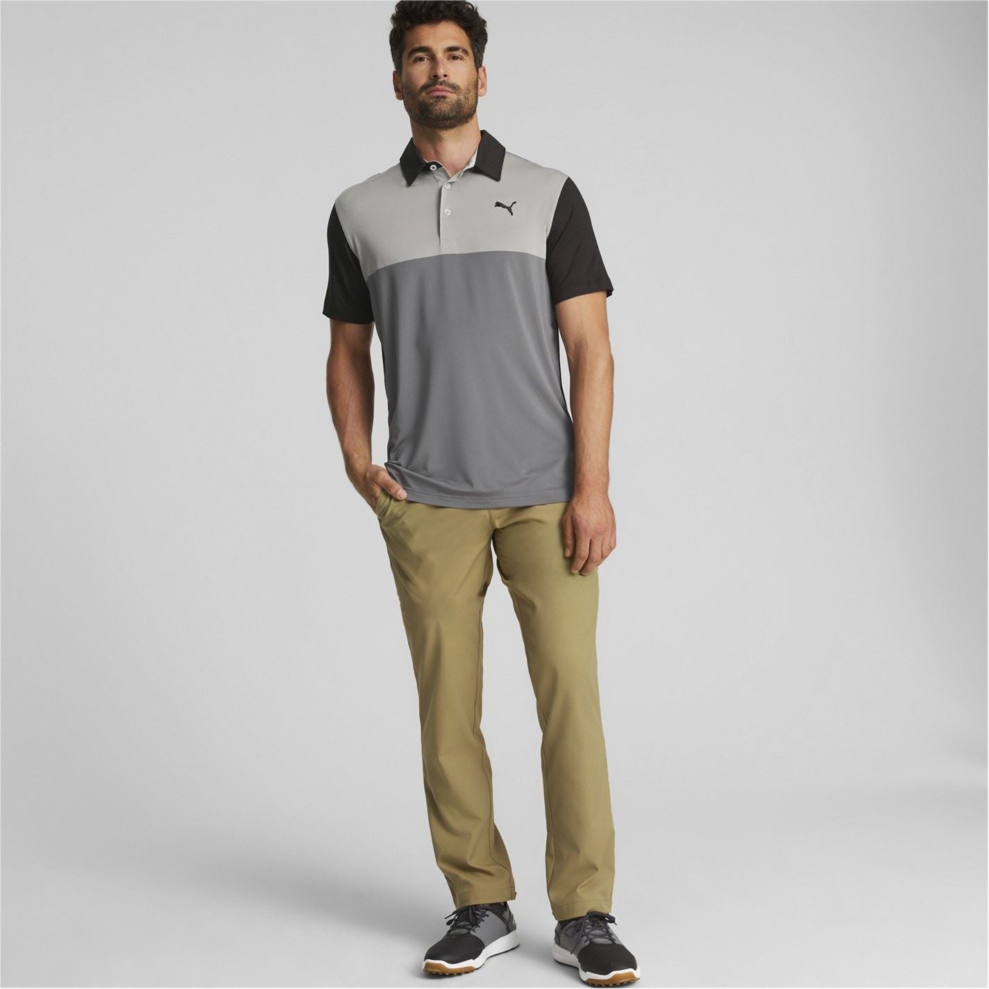 Puma Cloudspun Colourblock Polo Shirt