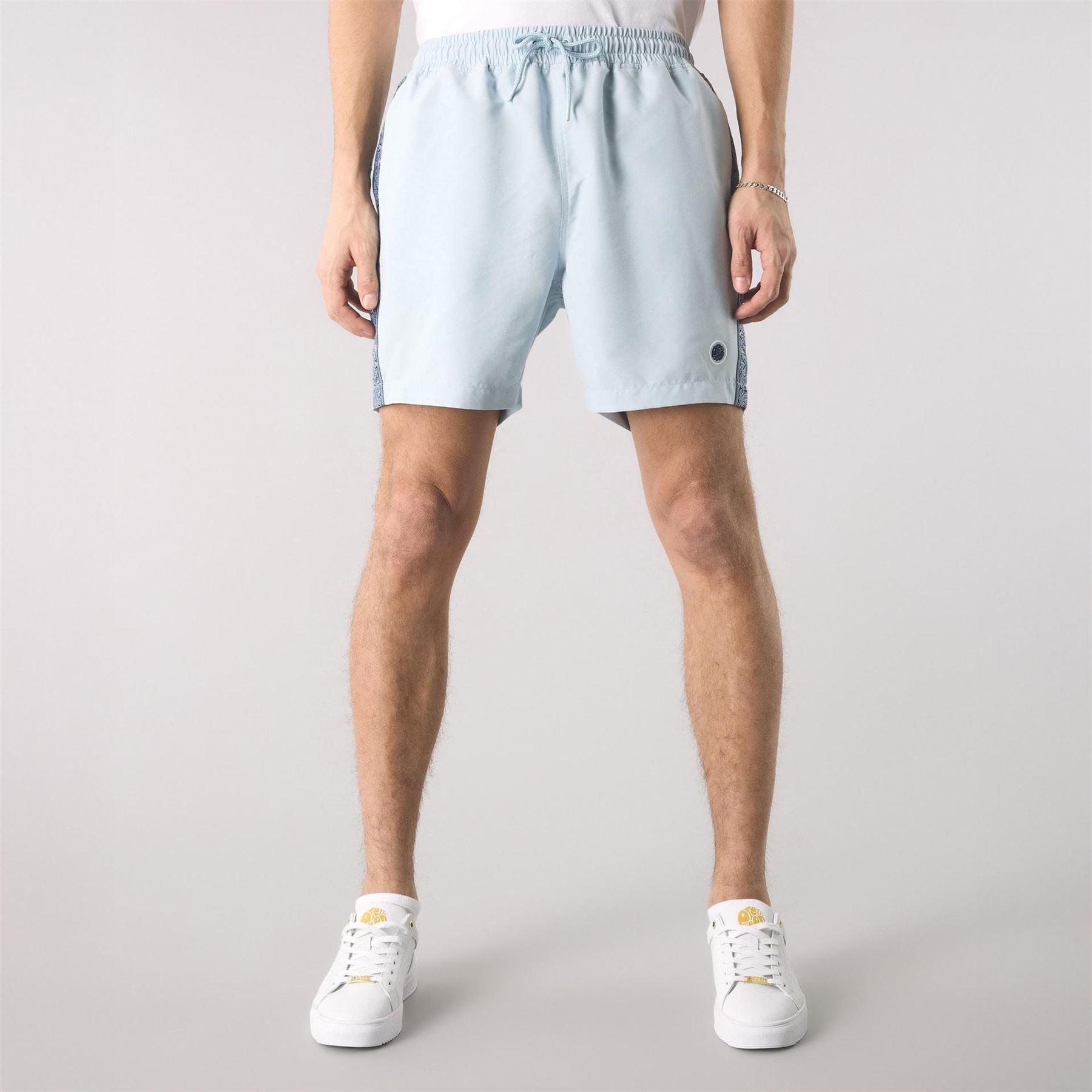 Pretty Green Eclipse Paisley Patterned Swim Shorts