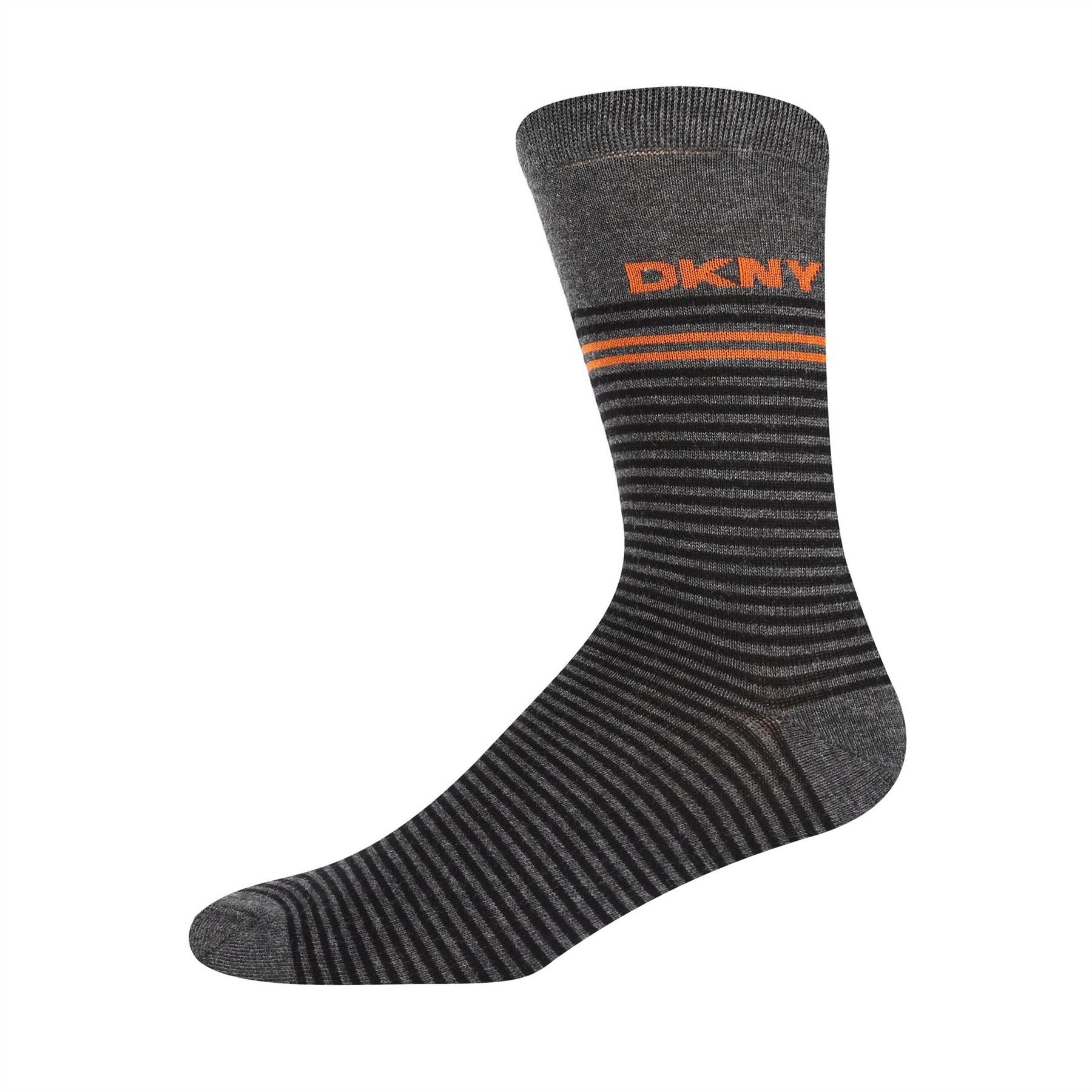 DKNY Mens 3 Pack Socks Walnut
