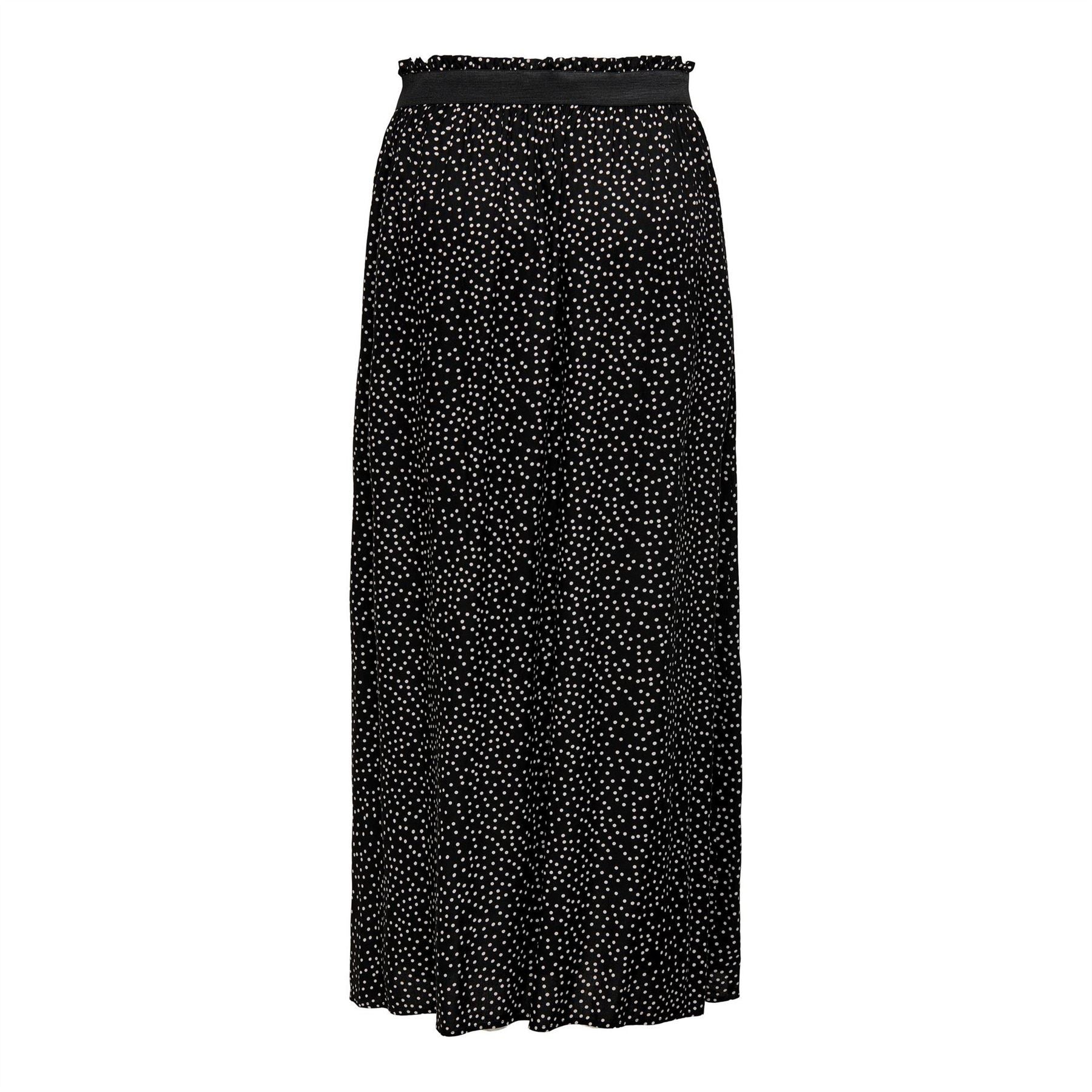 Only Maxi Polka Dot A-Line Skirt