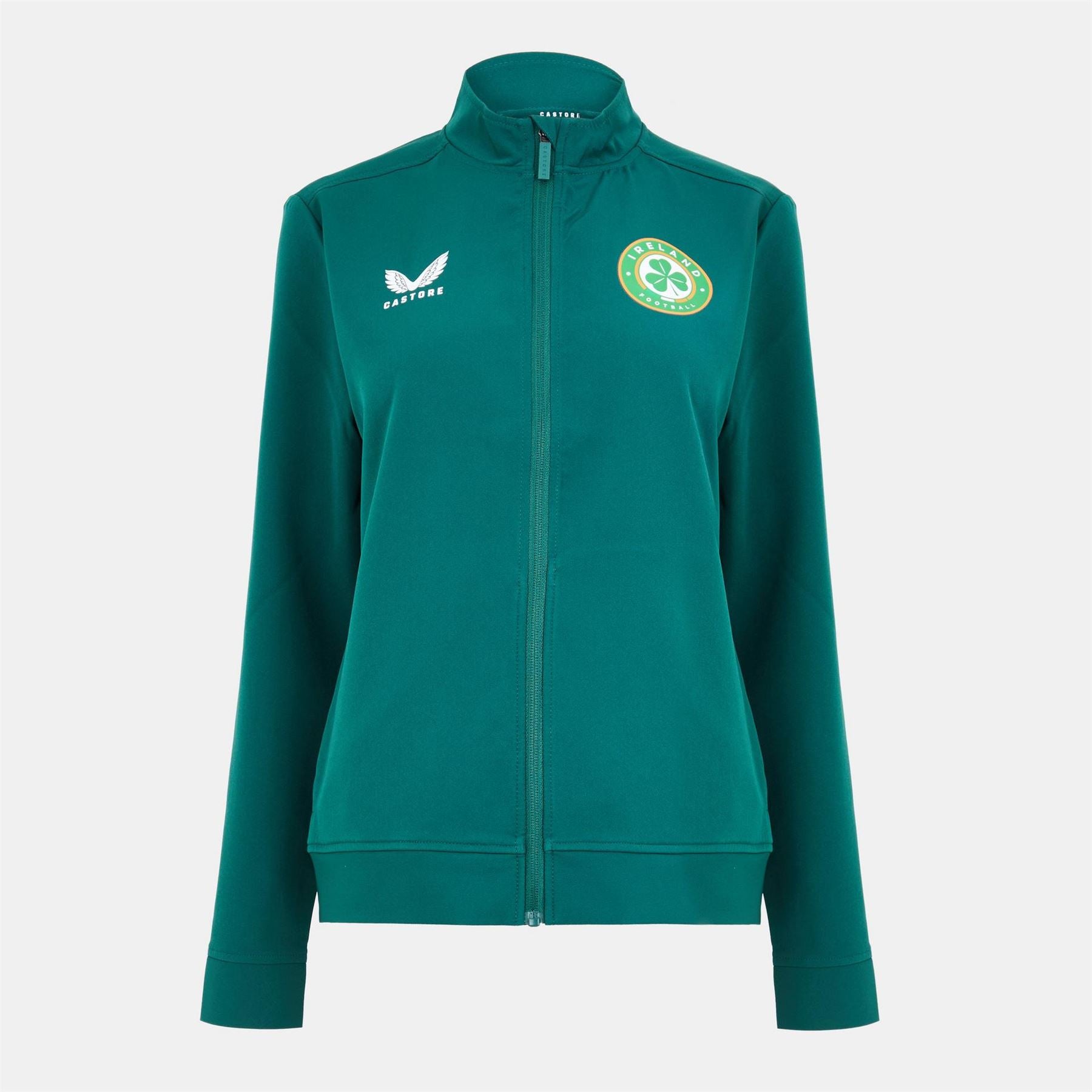 Castore Fai Solid Patterned Ribbed Cuff Track Jacket