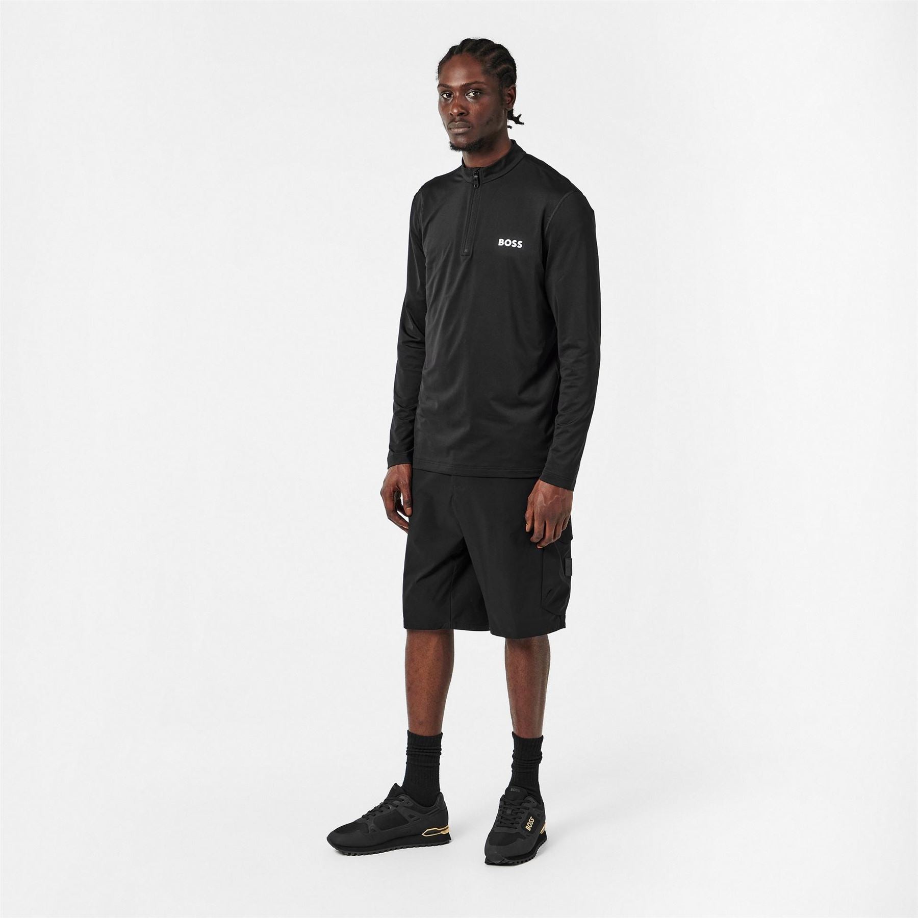 Boss Urbanex Cargo Woven Tracksuit Shorts