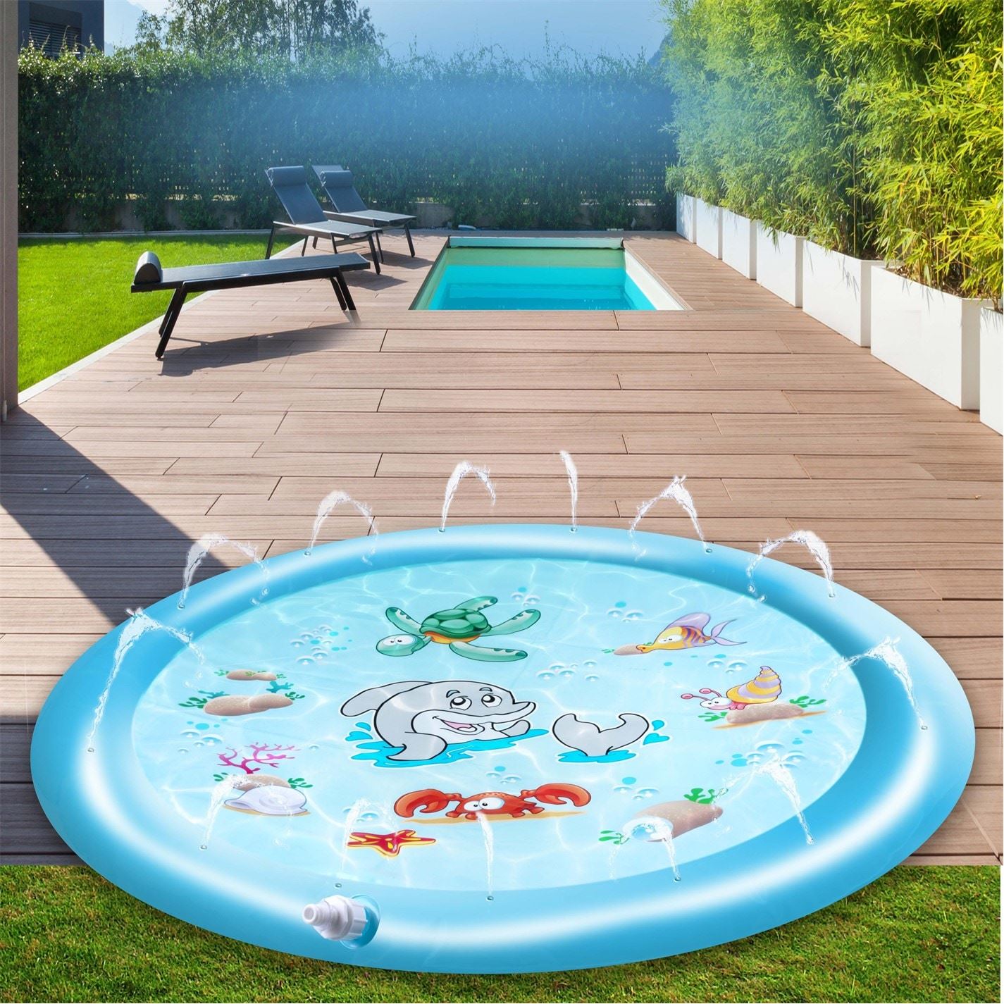 Creative Kids Creative Sprinkle Pad Inflatable Pool