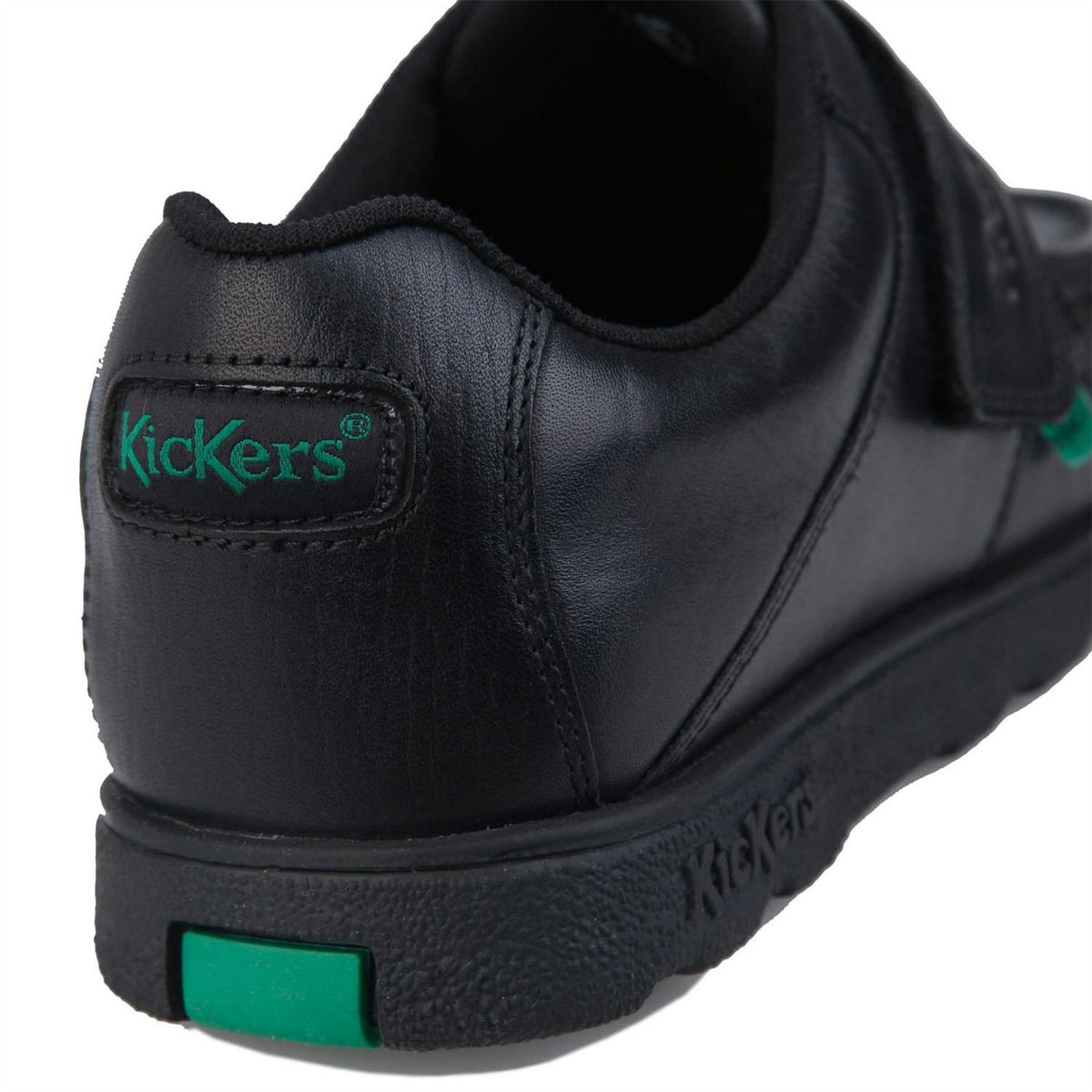 Kickers Fragma Strap Leather Low Top Trainers