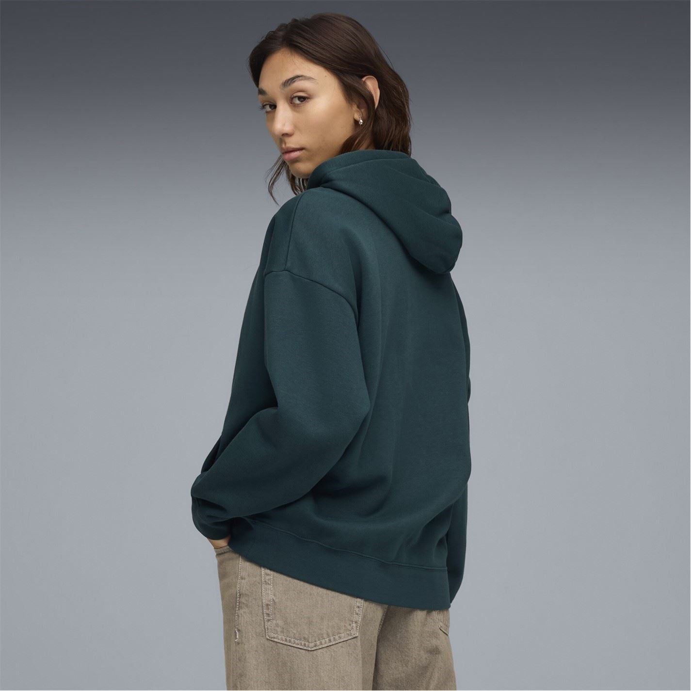 Puma Womens Essentials Oversized Hoodie