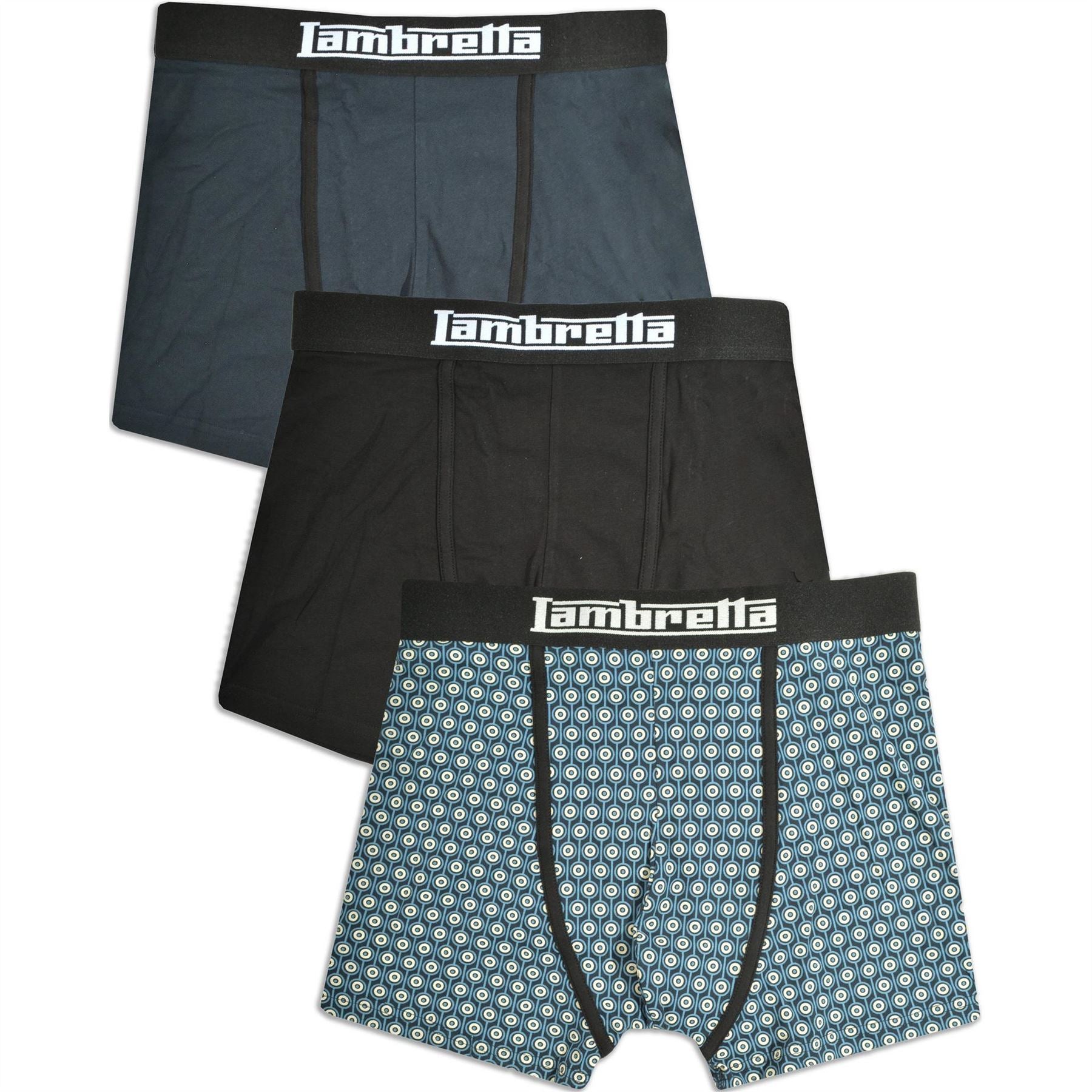 Lambretta Target 3 Pack Boxers