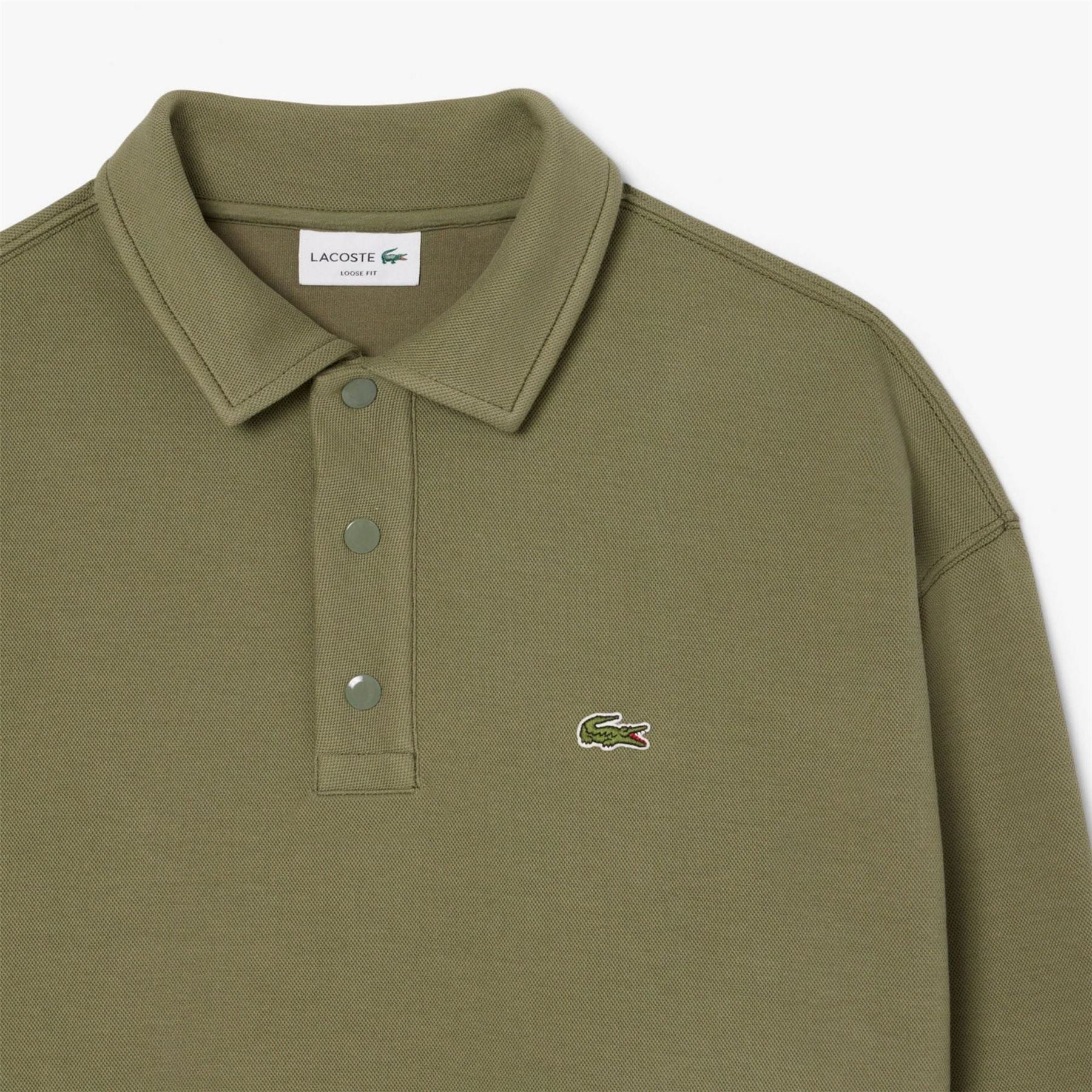 Lacoste Loose Fit Piqué Sweatshirt