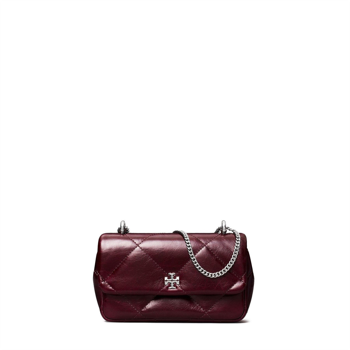 Tory Burch Kira S Diamond Geometric Crystal Baguette Bag
