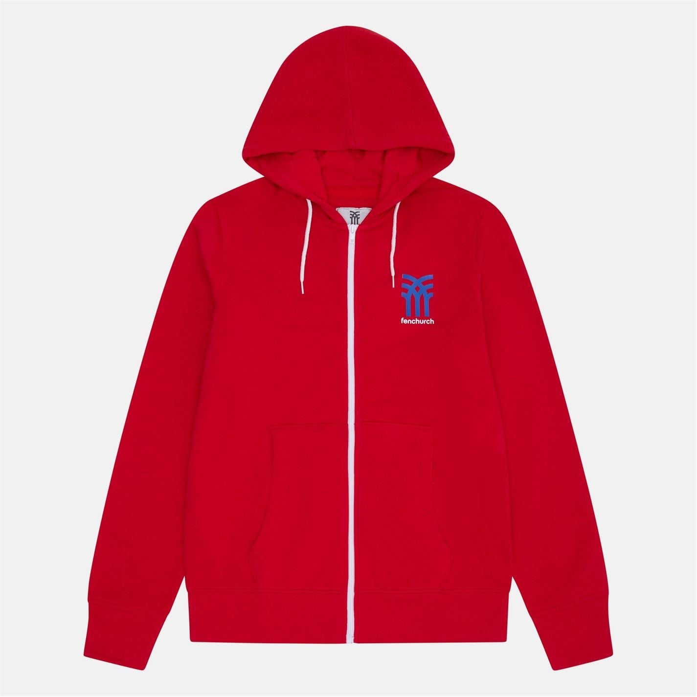 Fenchurch Regular Fit Hooded Neck Long Sleeve Sweatshirt