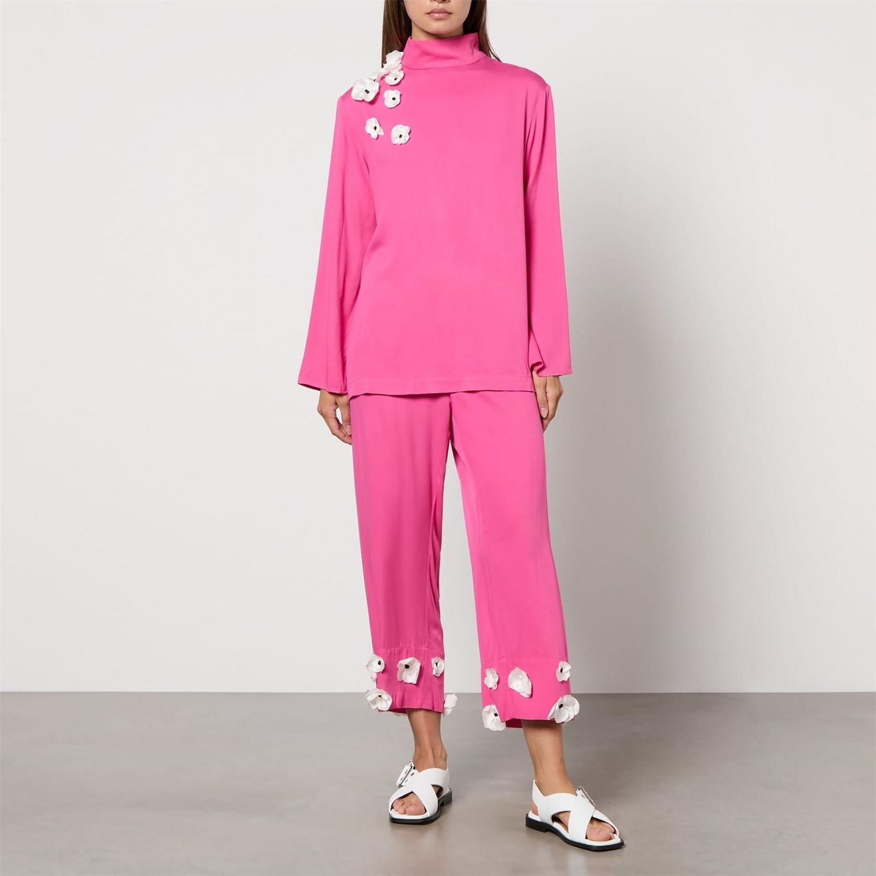 Sleeper Bloom Tie Pajama Set With Pants