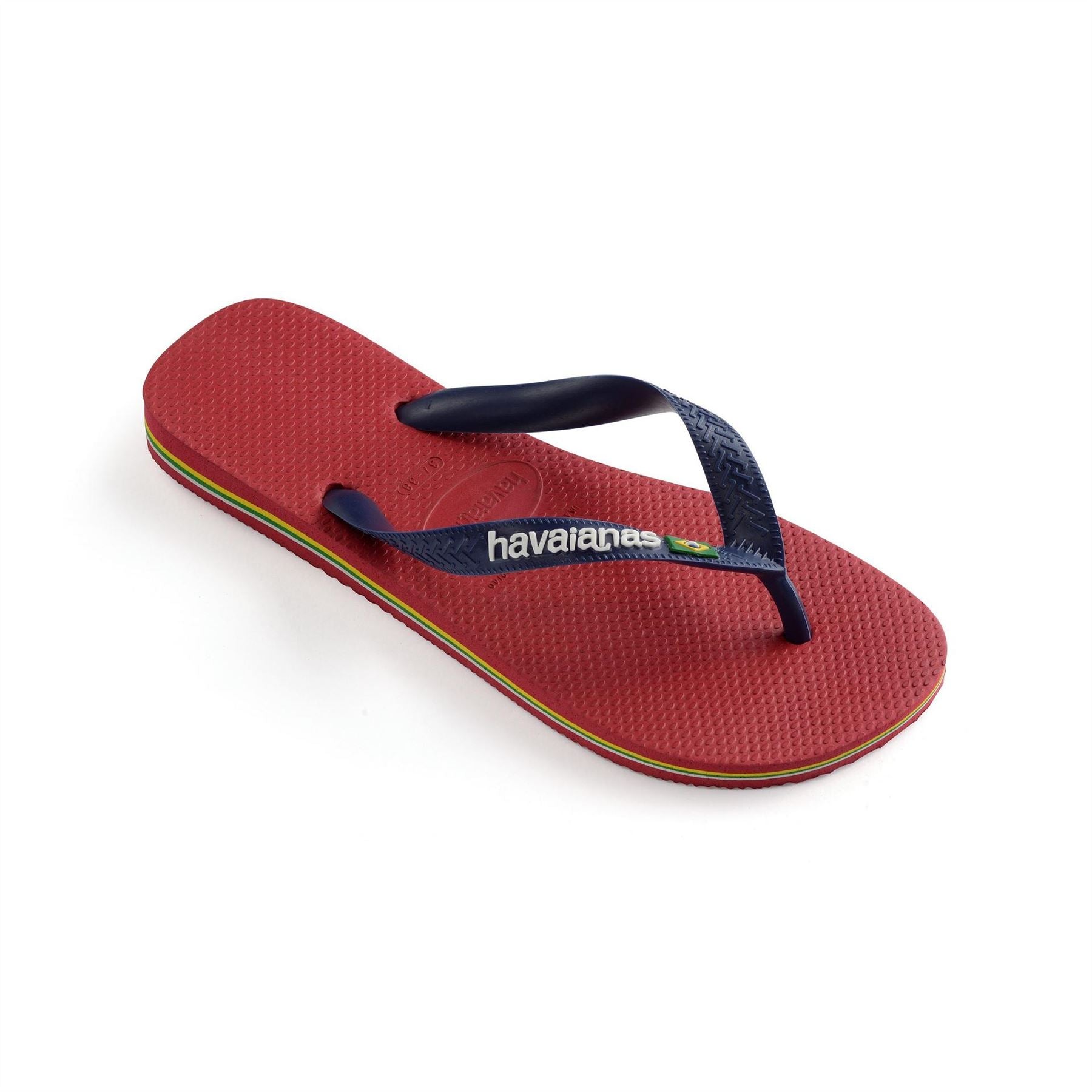 Havaianas Brasil Logo Rose Gum Flip Flops