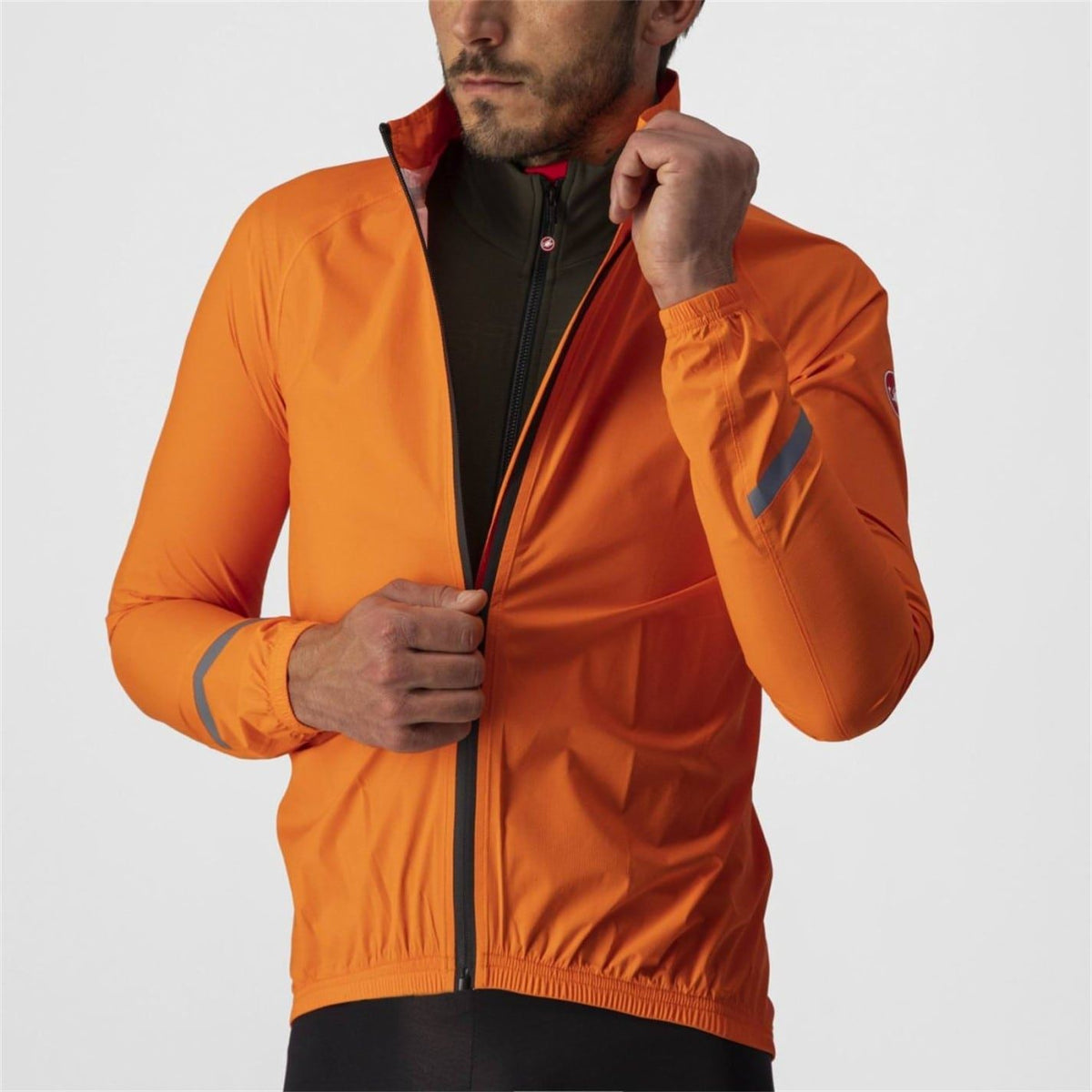 Castelli Emergency 2 Waterproof Long Sleeve Performance Cycling Jacket