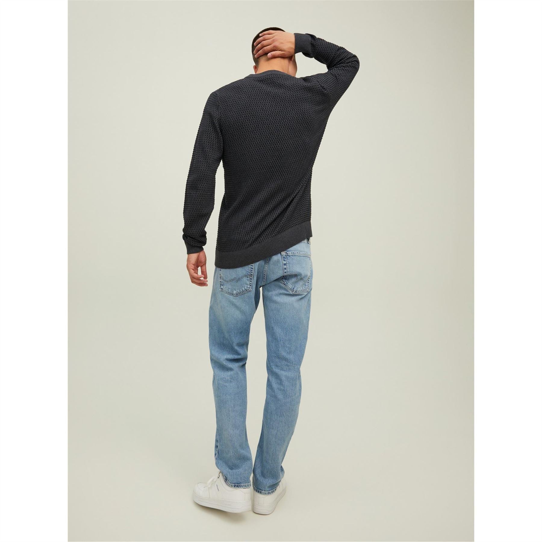 Jack and Jones Regular Fit Knit Long Sleeve Sweater