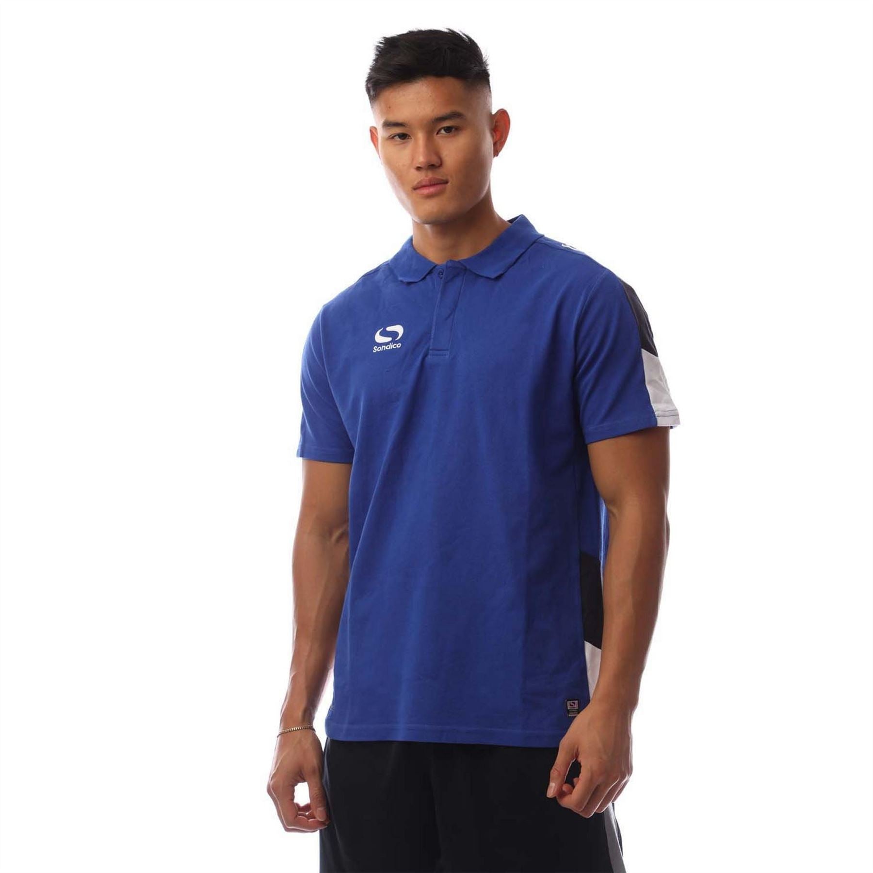 Sondico Venata Collared Neck Short Sleeve Polo T-Shirt