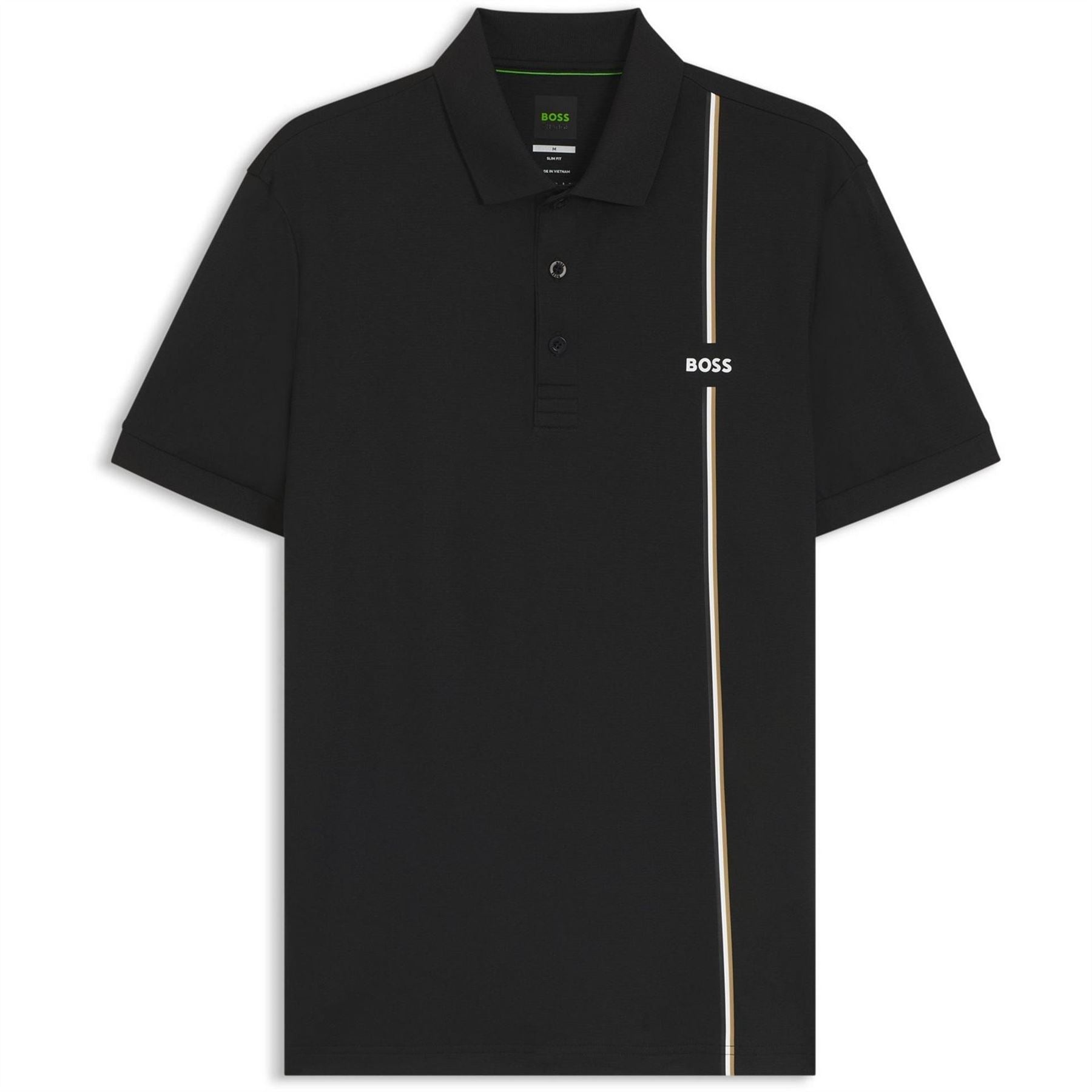 Boss Toc Game Green Short Sleeve Slim Fit Polo Shirt