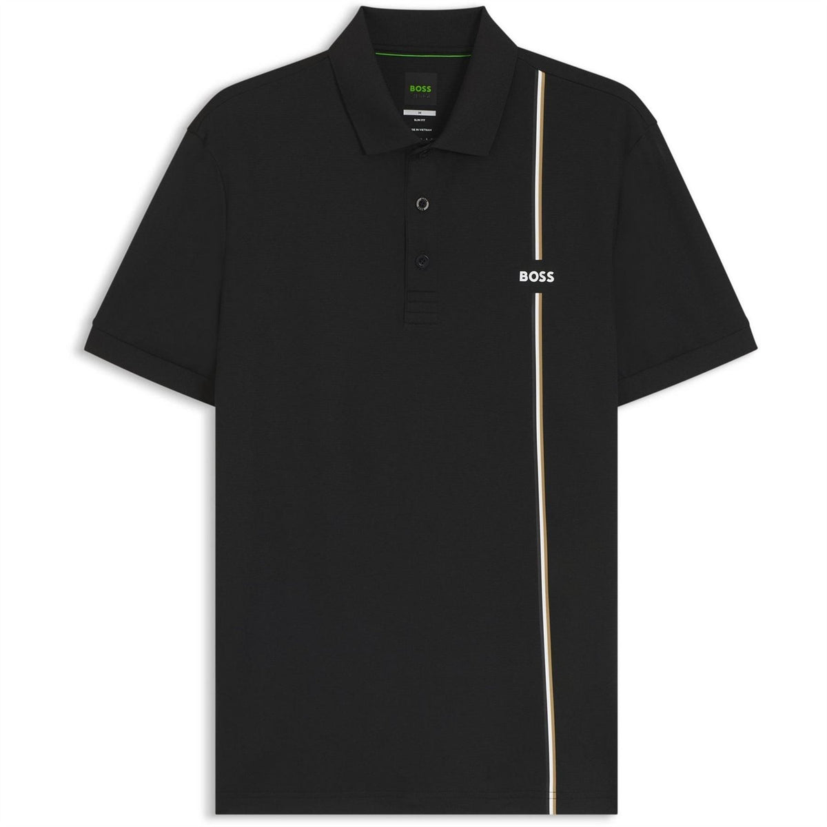 Boss Toc Game Green Short Sleeve Slim Fit Polo Shirt