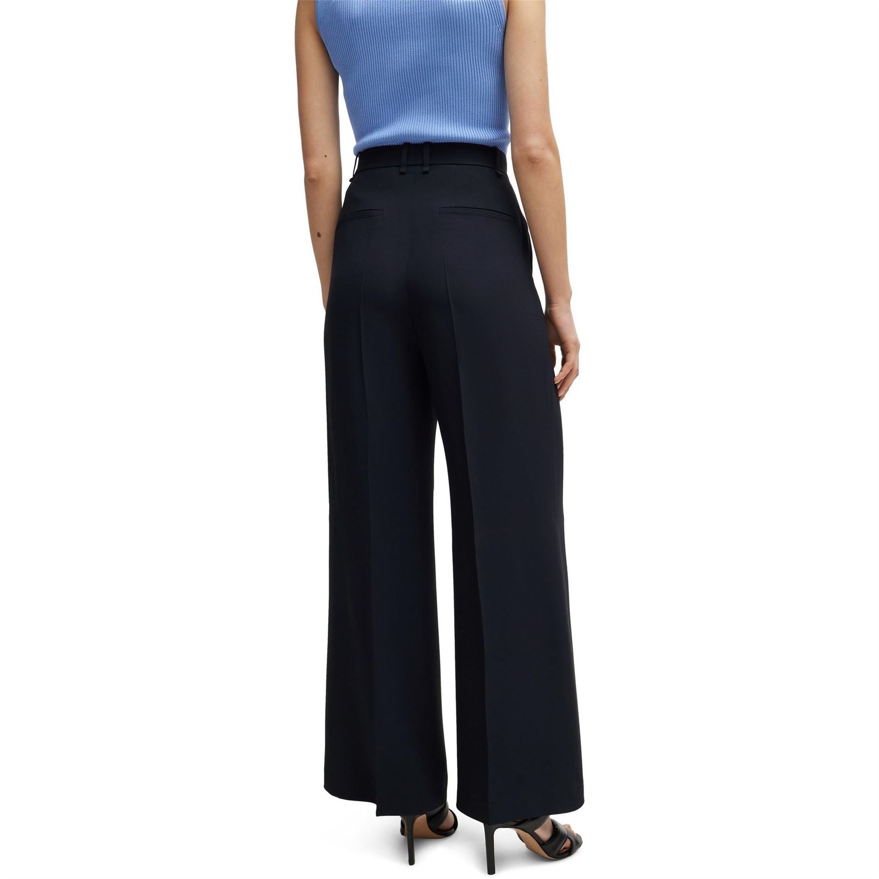 Boss Tikela Straight Leg Trousers, Straight Leg Design