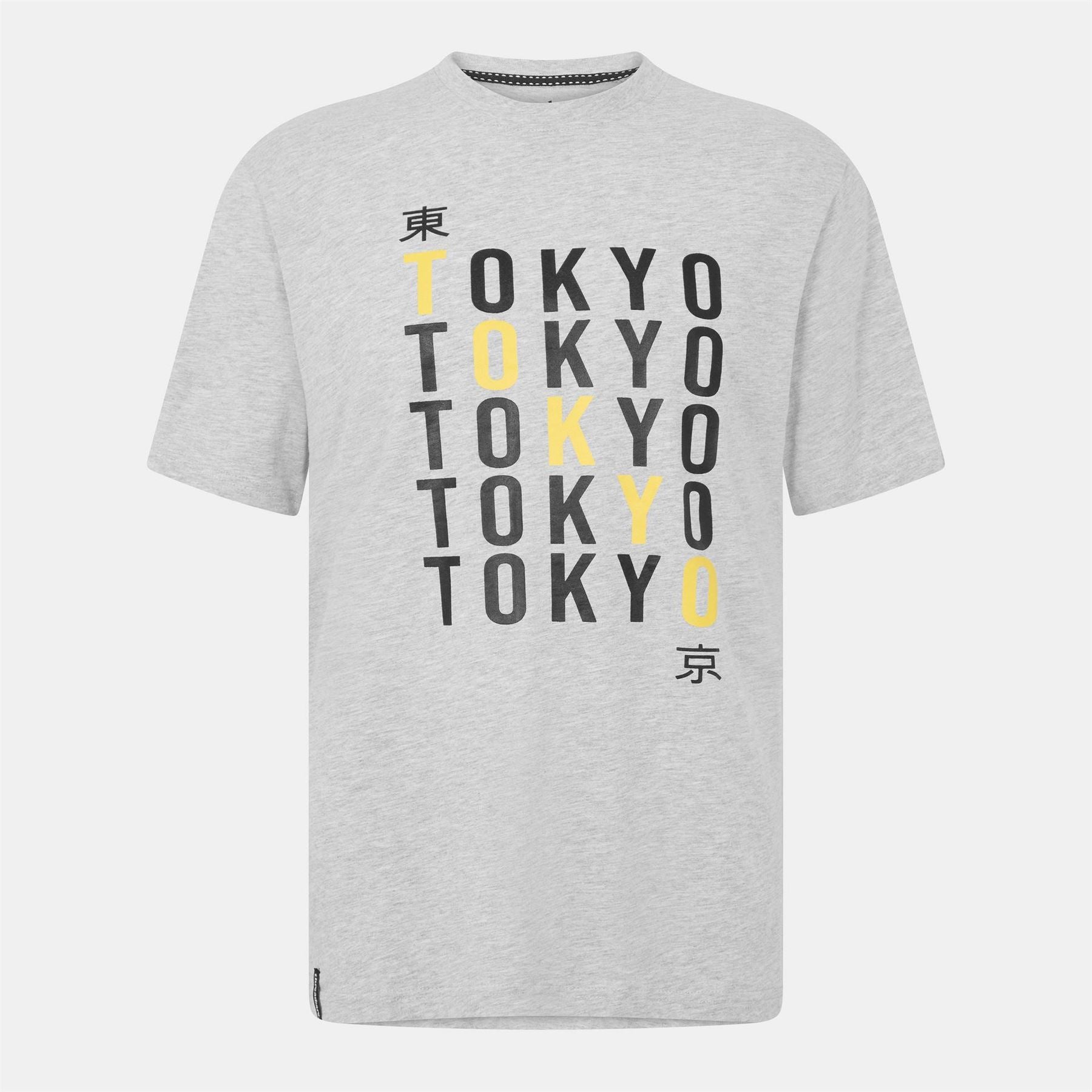 Threadbare Khaza Lettering Regular Fit T-Shirt