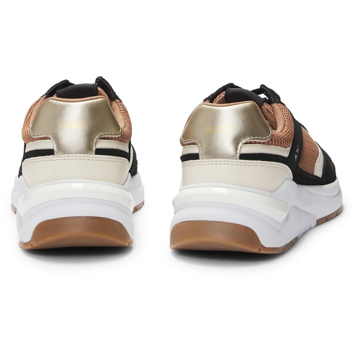 Boss Skylar Low Top Round Toe Flat Heel Trainers