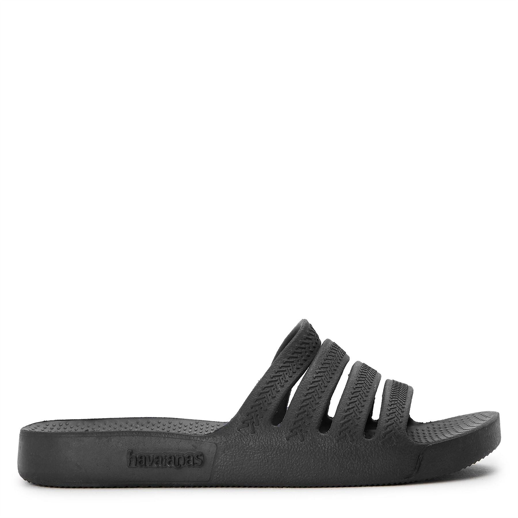 Havaianas Kids Stradi Black Flip Flops