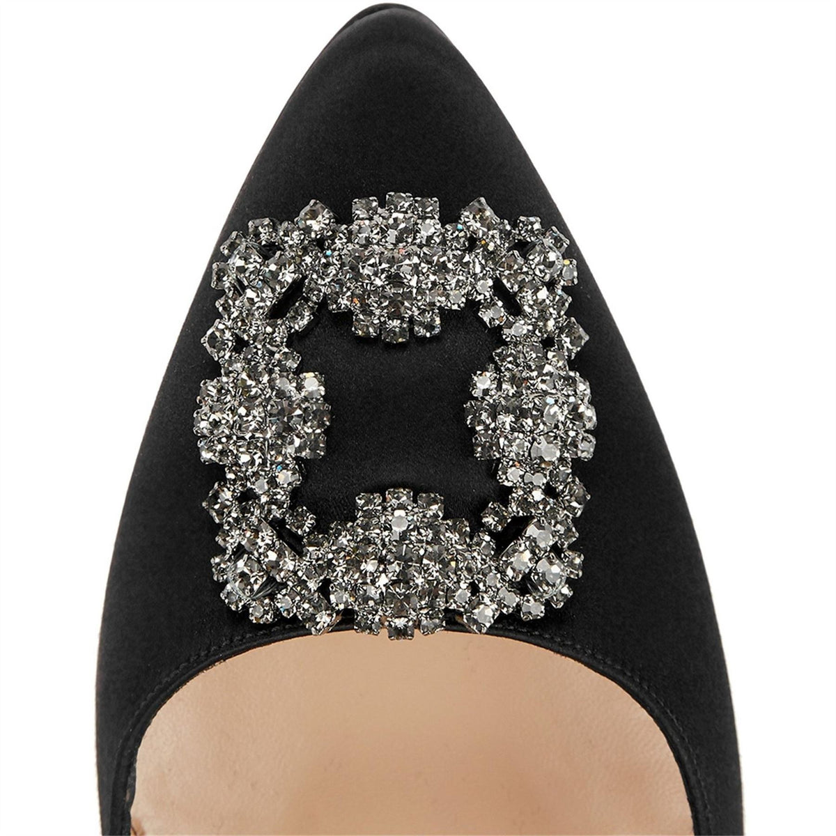 Manolo Blahnik Satin Pump W Ornament