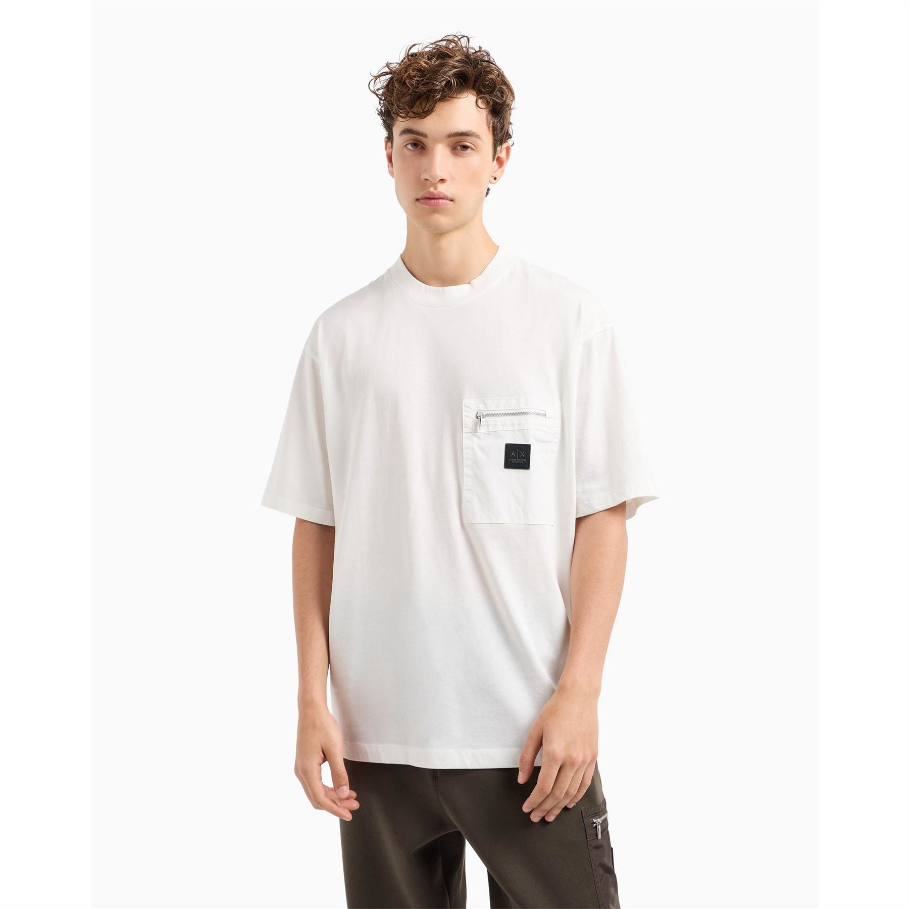 Armani Exchange Regular Fit Crew Neck T-Shirt
