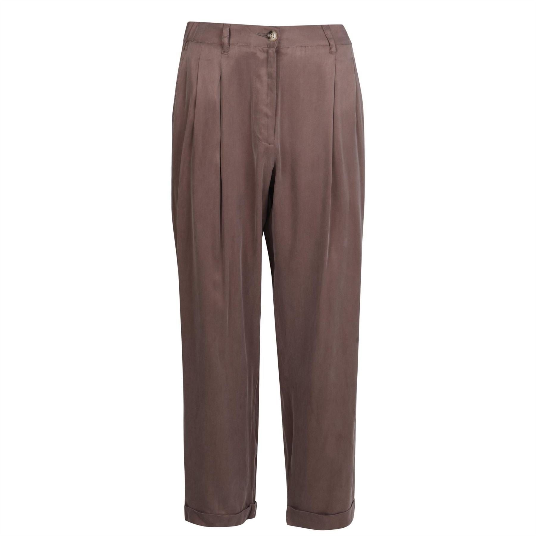 French Connection Cupro Pleat Front Trousers