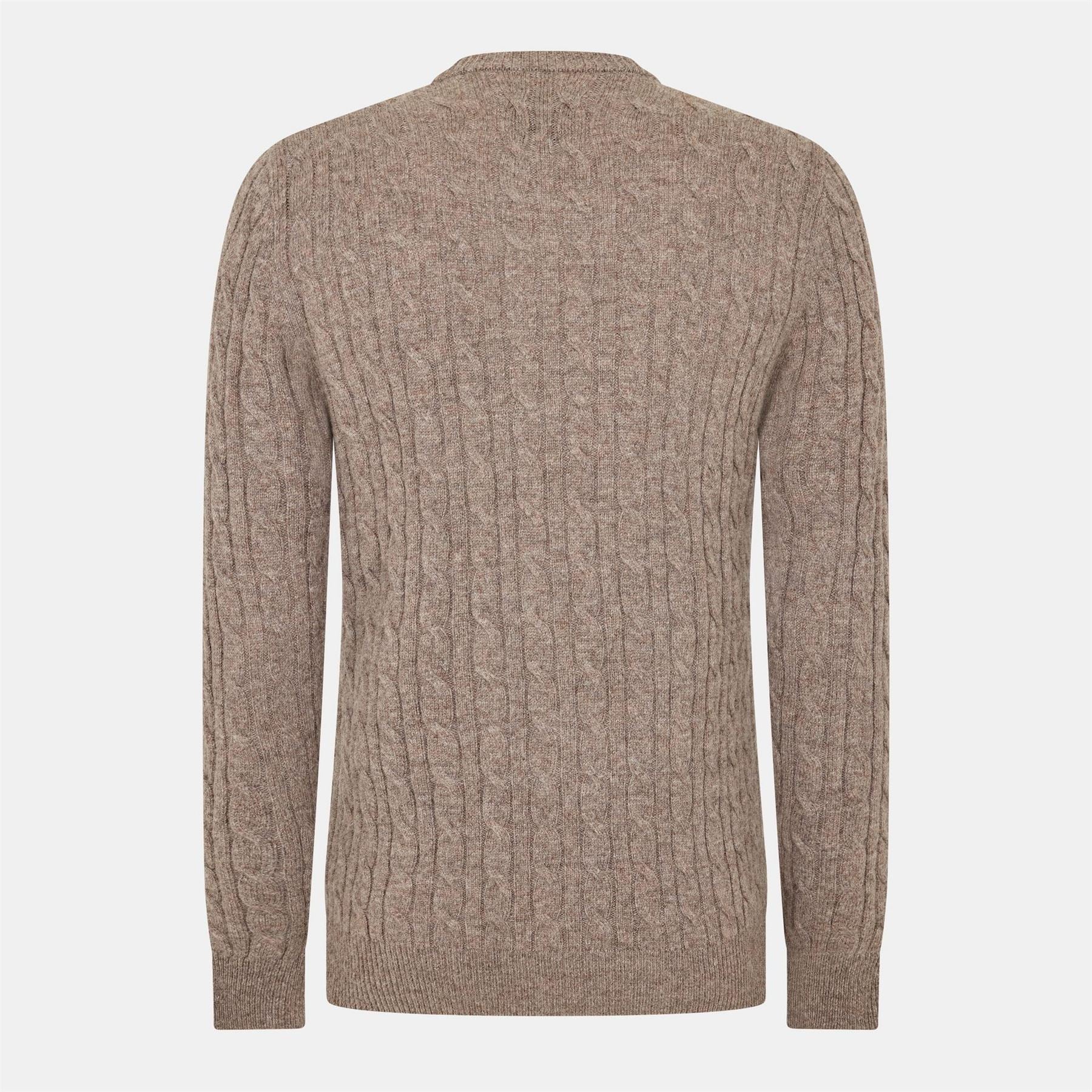 Jack Wills Mens Marlow Merino Wool Blend Cable Knitted Jumper
