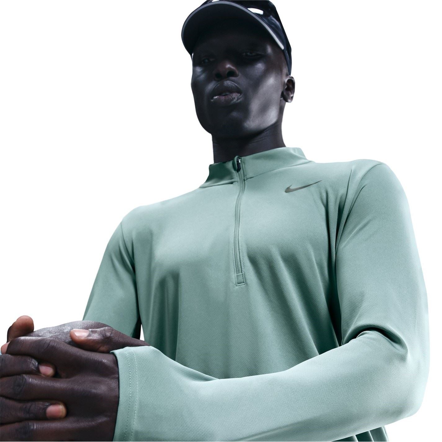 Nike Mens Half Zip Core Long Sleeve Running Top