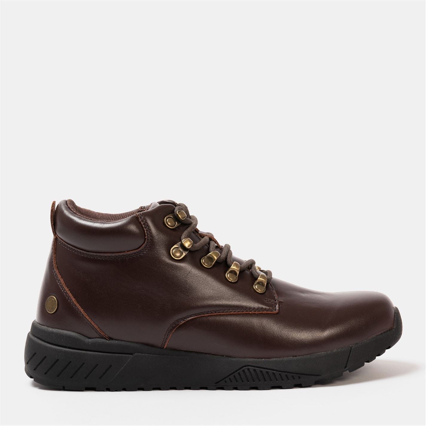 Donnay Mens Leather Casual Chukka Boots