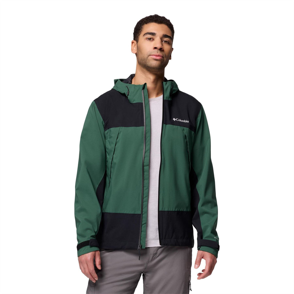 Columbia Boulder Hooded Shell Jacket with Zipped Pocket