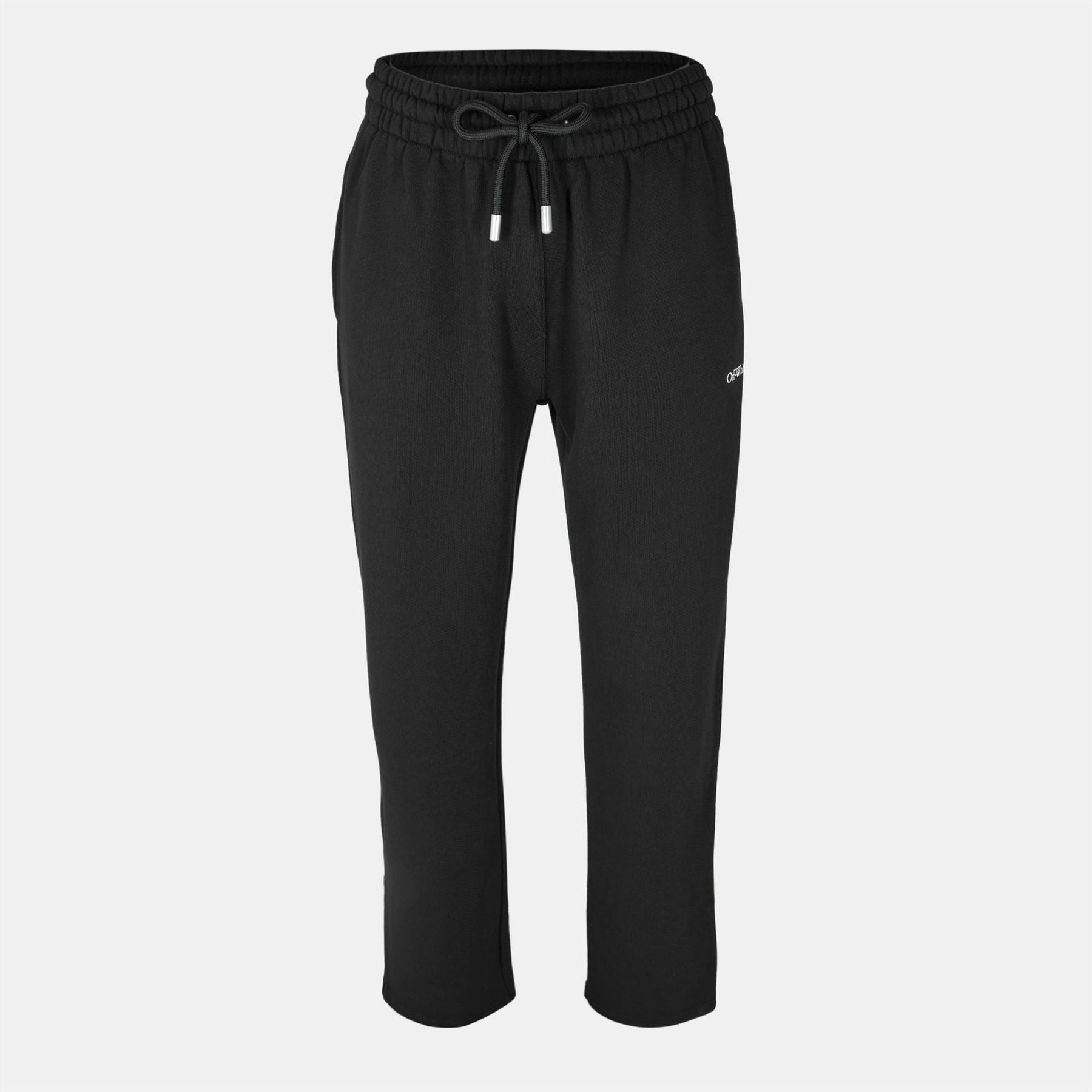 Off White Arrow Solid Patterned Straight Sweatpants