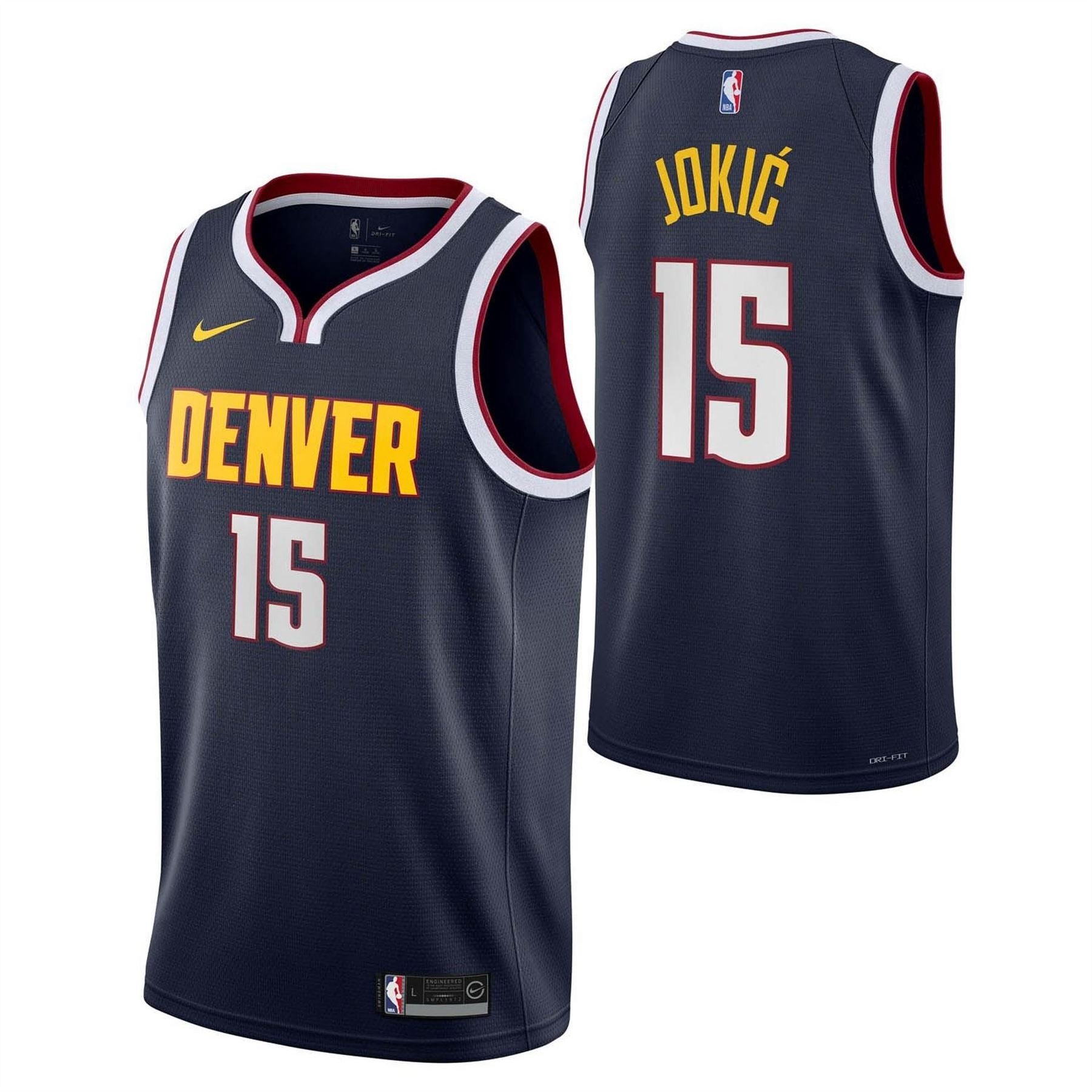Nike Nuggets Nikola Jokic #15 Jersey