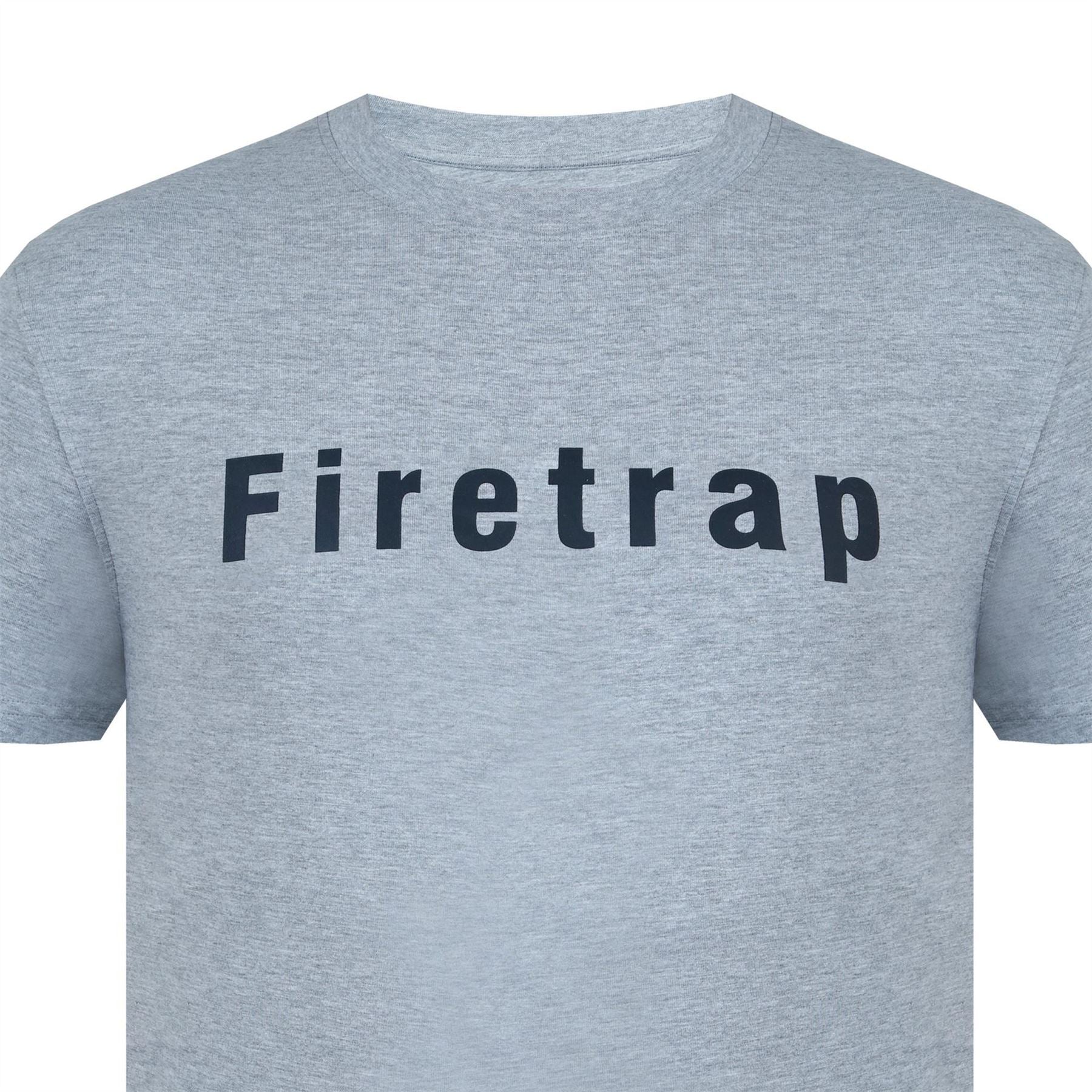 Firetrap Mens Large Logo T-Shirt