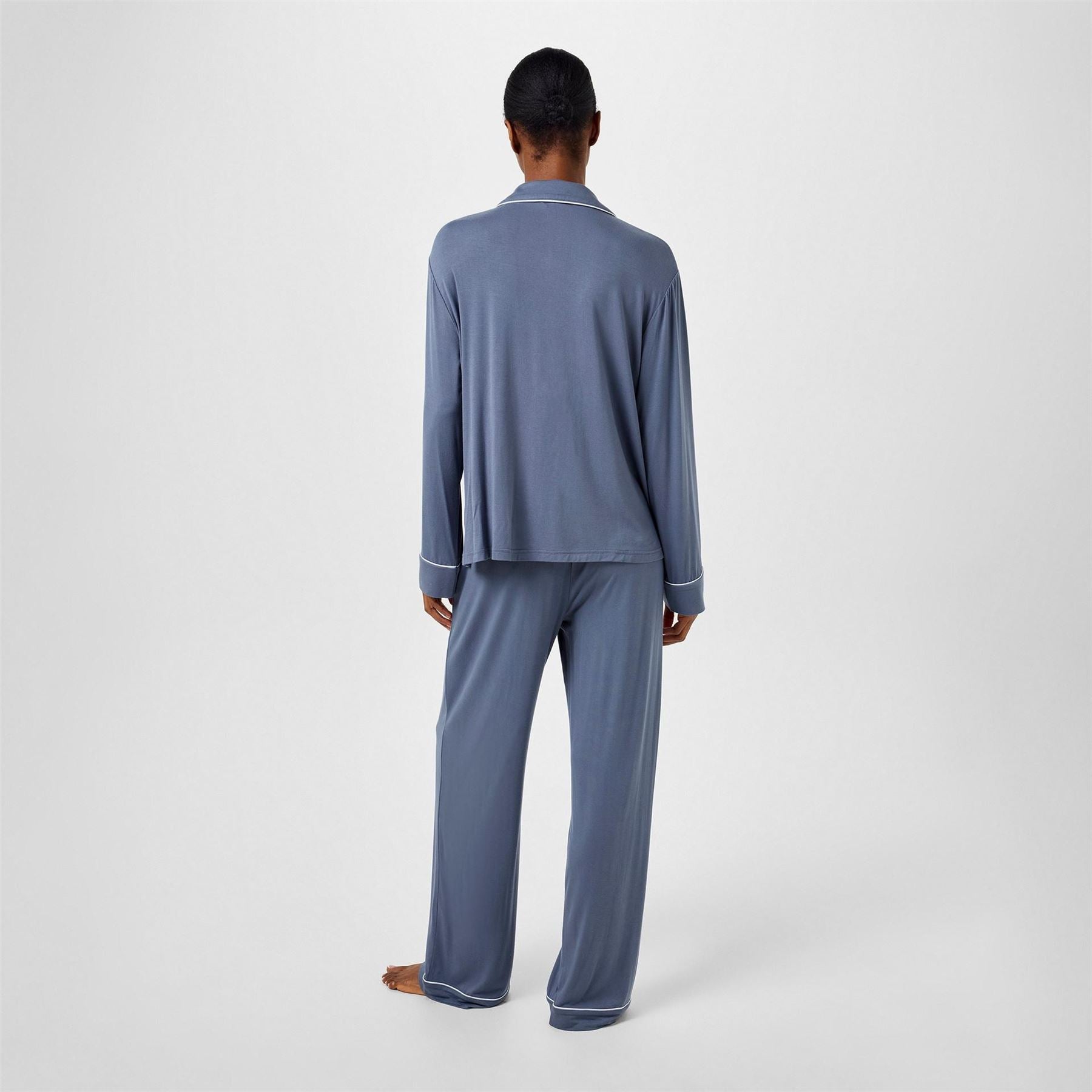 Jack Wills Collared Neck Long Sleeve Pyjama Set
